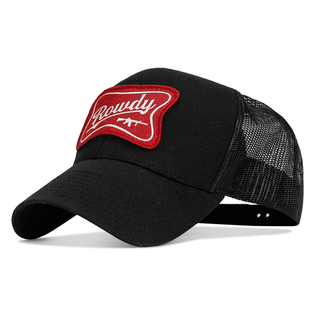 Rowdy Beer Logo Patch Snapback Hat