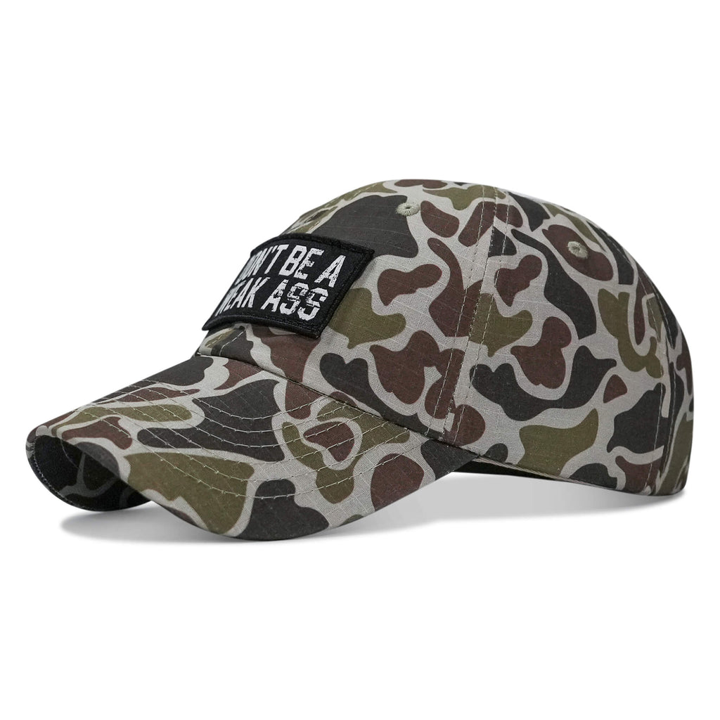 Don't Be A Weak Ass Patch Low Profile RipStop Hat