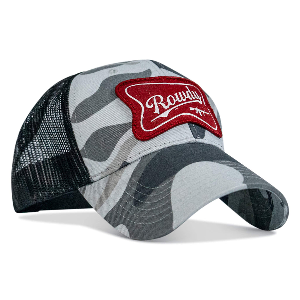Rowdy Beer Logo Patch Snapback Hat
