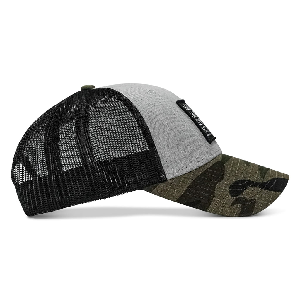 Shooting Guns & Spread'n Buns Patch Snapback Hat