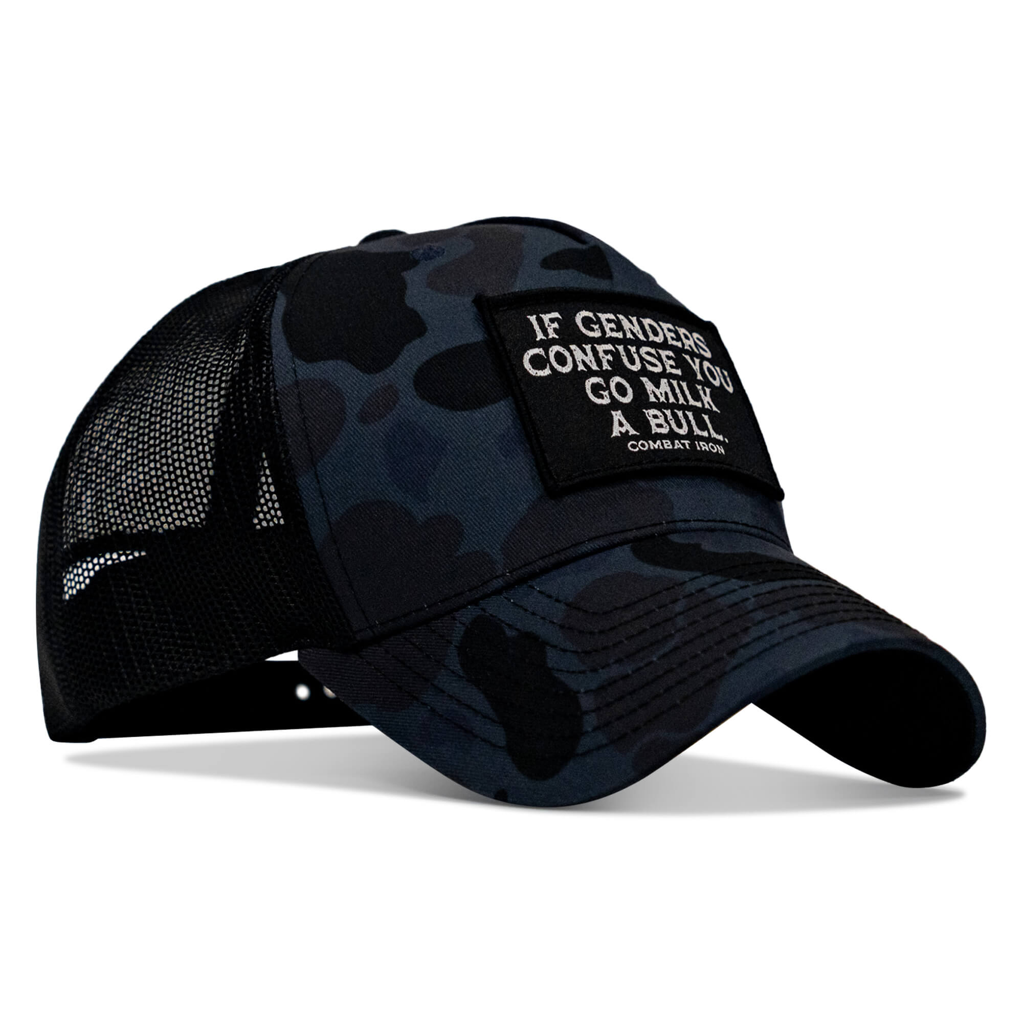 If Genders Confuse You, Go Milk A Bull Patch Snapback Hat