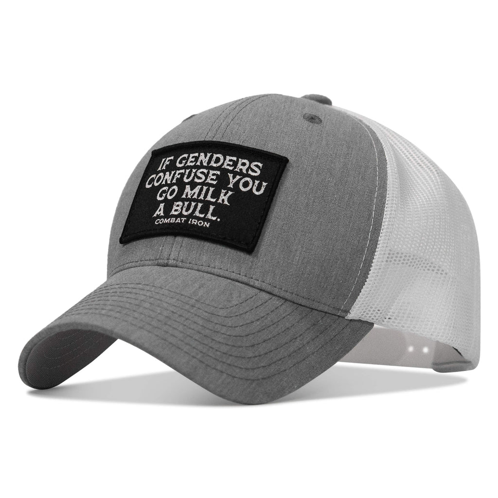 If Genders Confuse You, Go Milk A Bull Patch Snapback Hat