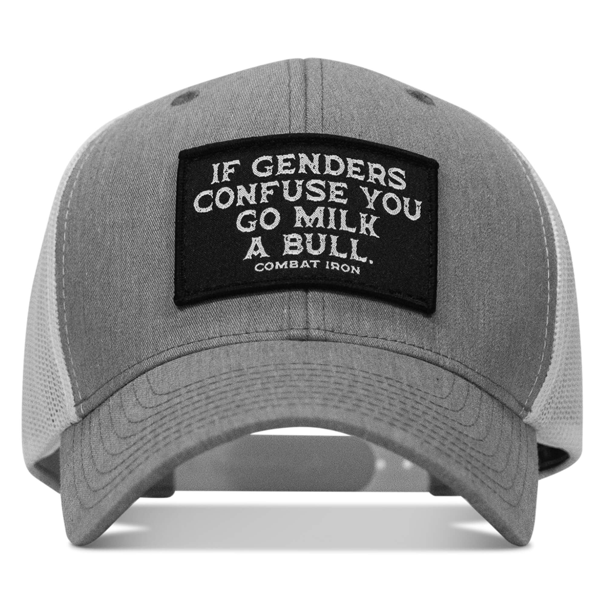 If Genders Confuse You, Go Milk A Bull Patch Snapback Hat