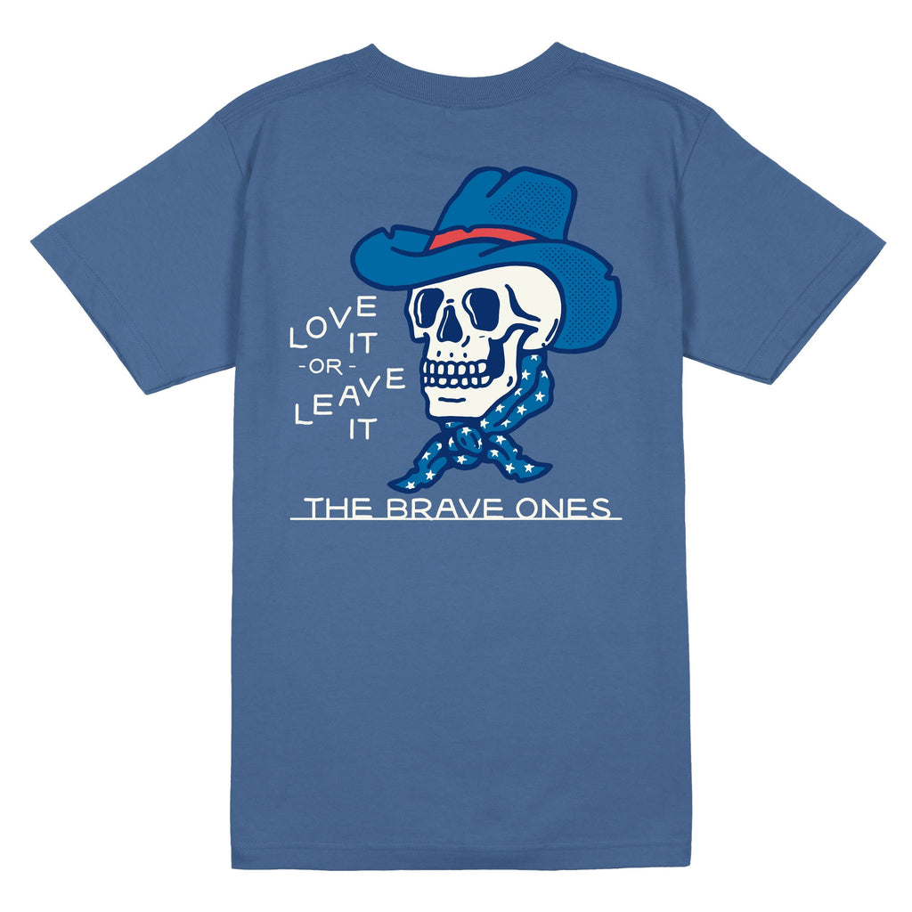 Ride or Step Aside T-Shirt - Blue | The Brave Ones