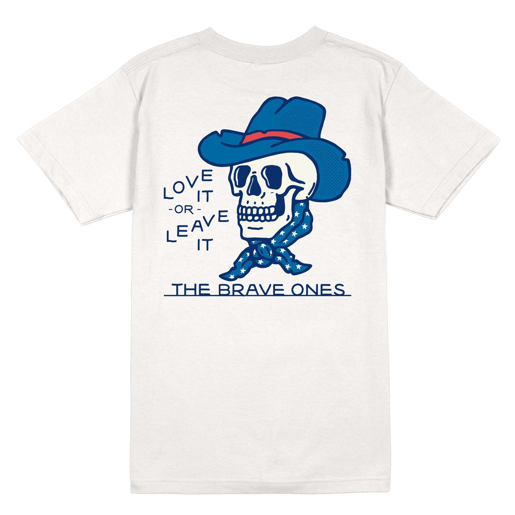 Ride or Step Aside T-Shirt - White | The Brave Ones