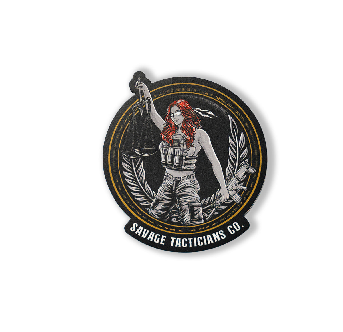 Lady Justice Sticker