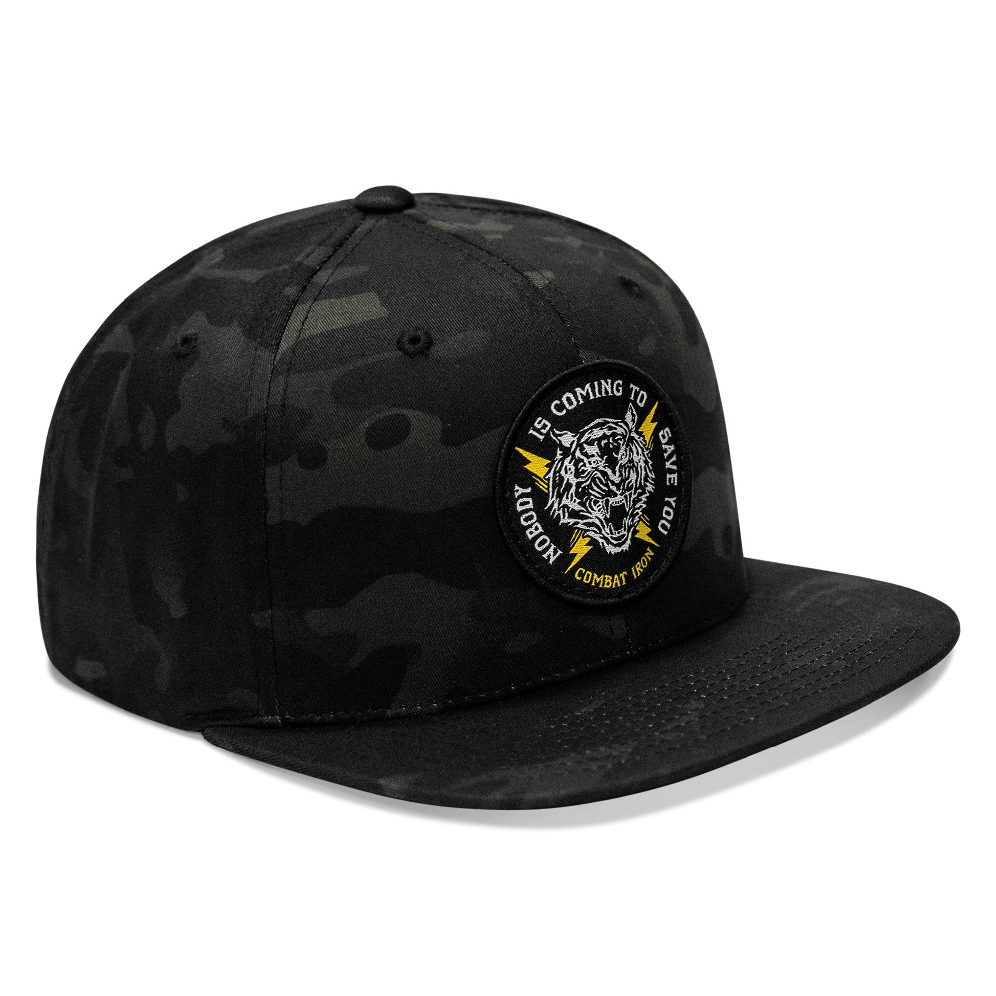 Nobody Is Coming To Save You FlatBill SnapBack Hat