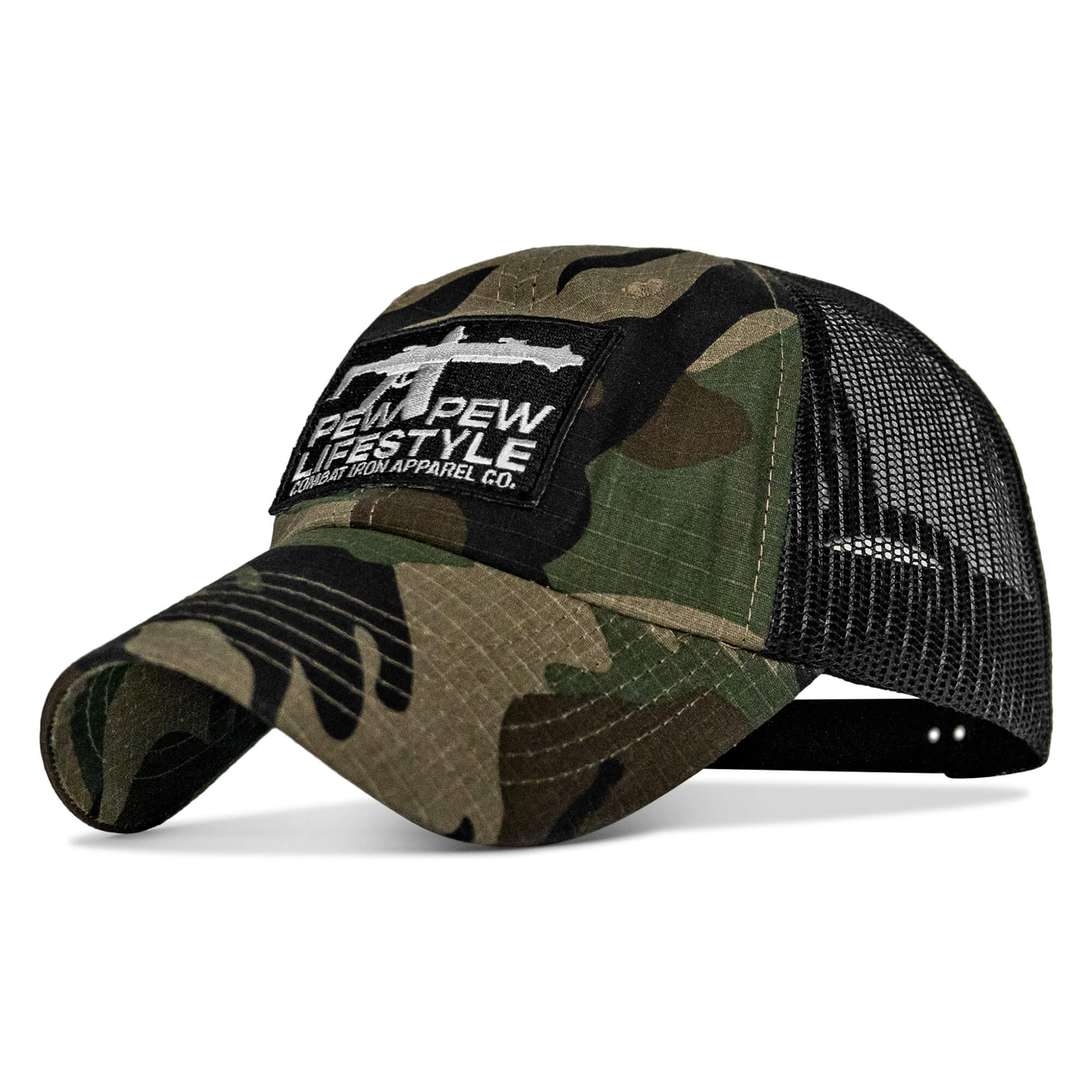 Ripstop PEWPEW LIFESTYLE Patch Low Profile Snapback Hat
