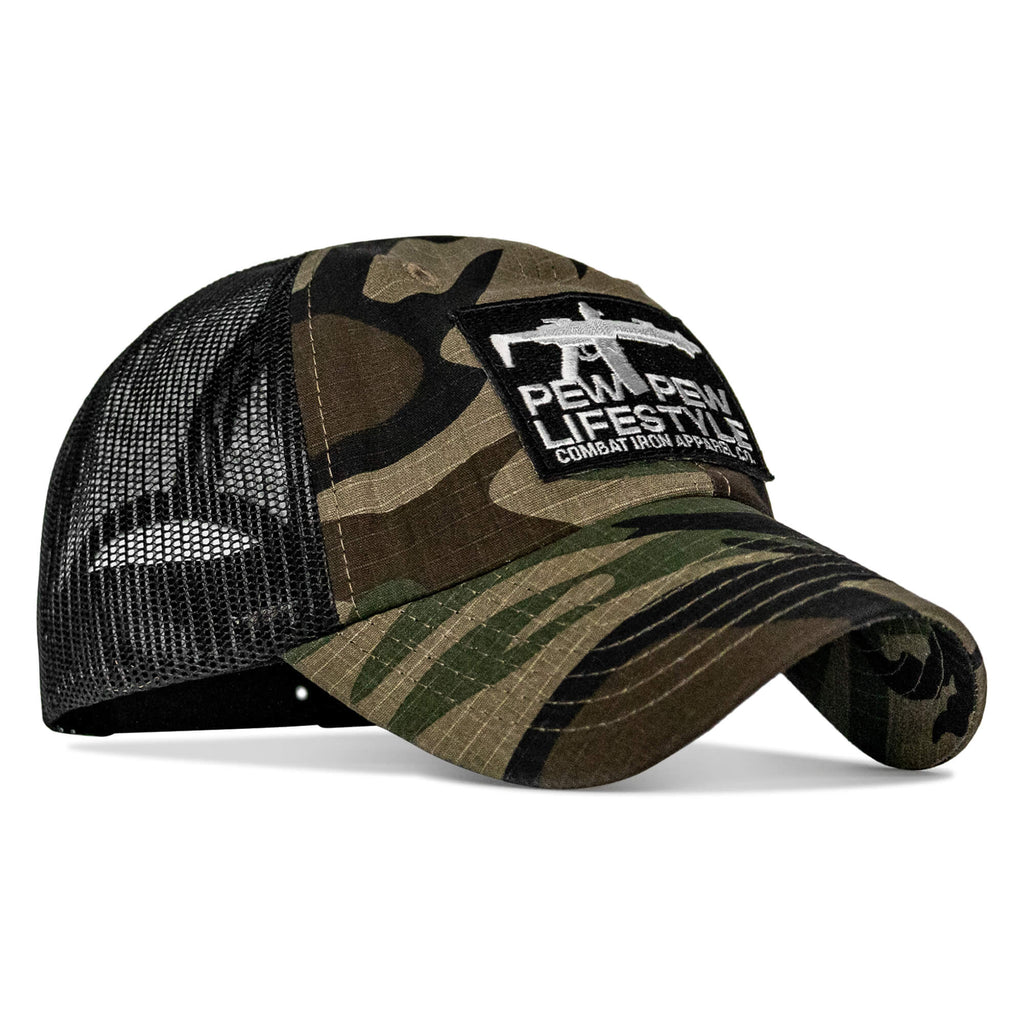 Ripstop PEWPEW LIFESTYLE Patch Low Profile Snapback Hat