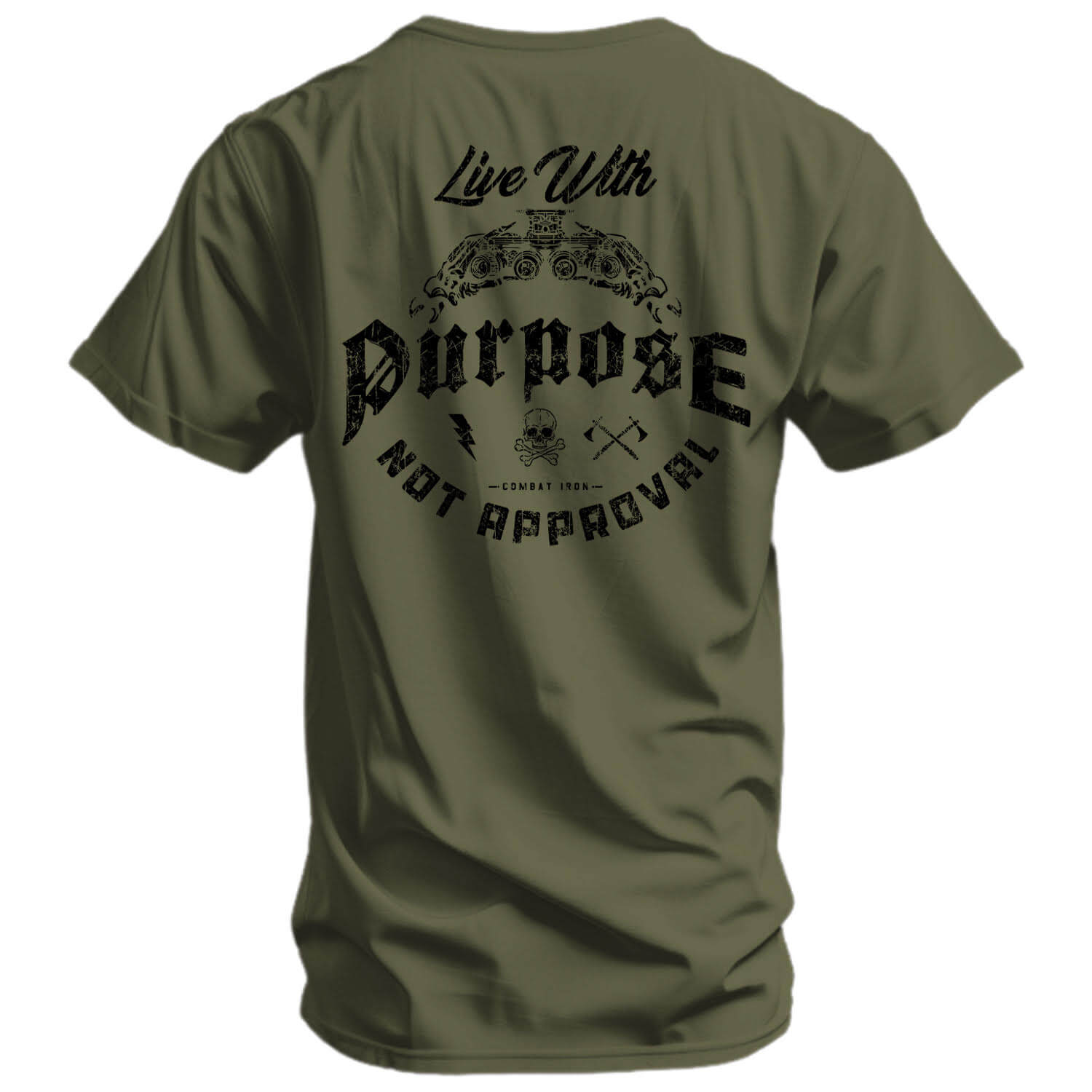 Live With Purpose. Not Approval Men's T-Shirt