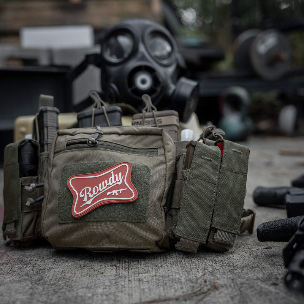 Rowdy Beer Logo PVC Patch