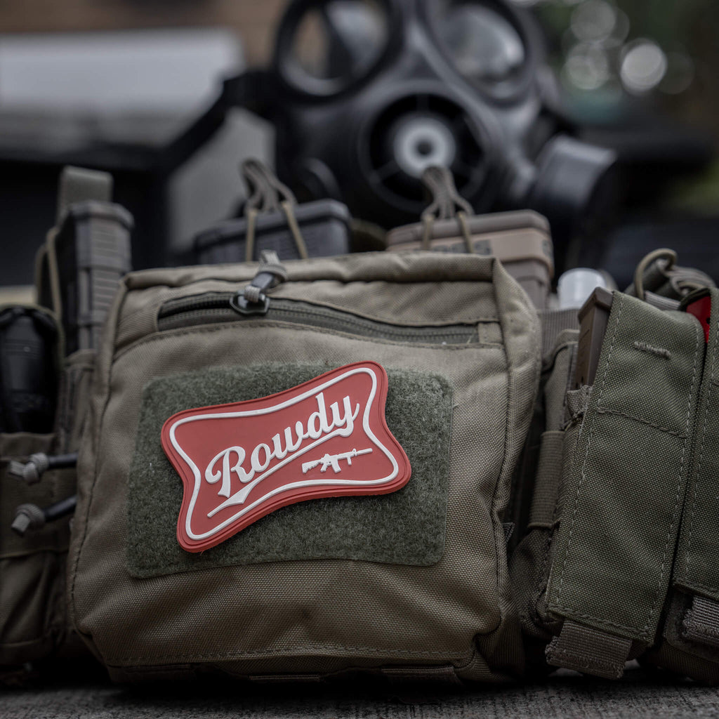 Rowdy Beer Logo PVC Patch