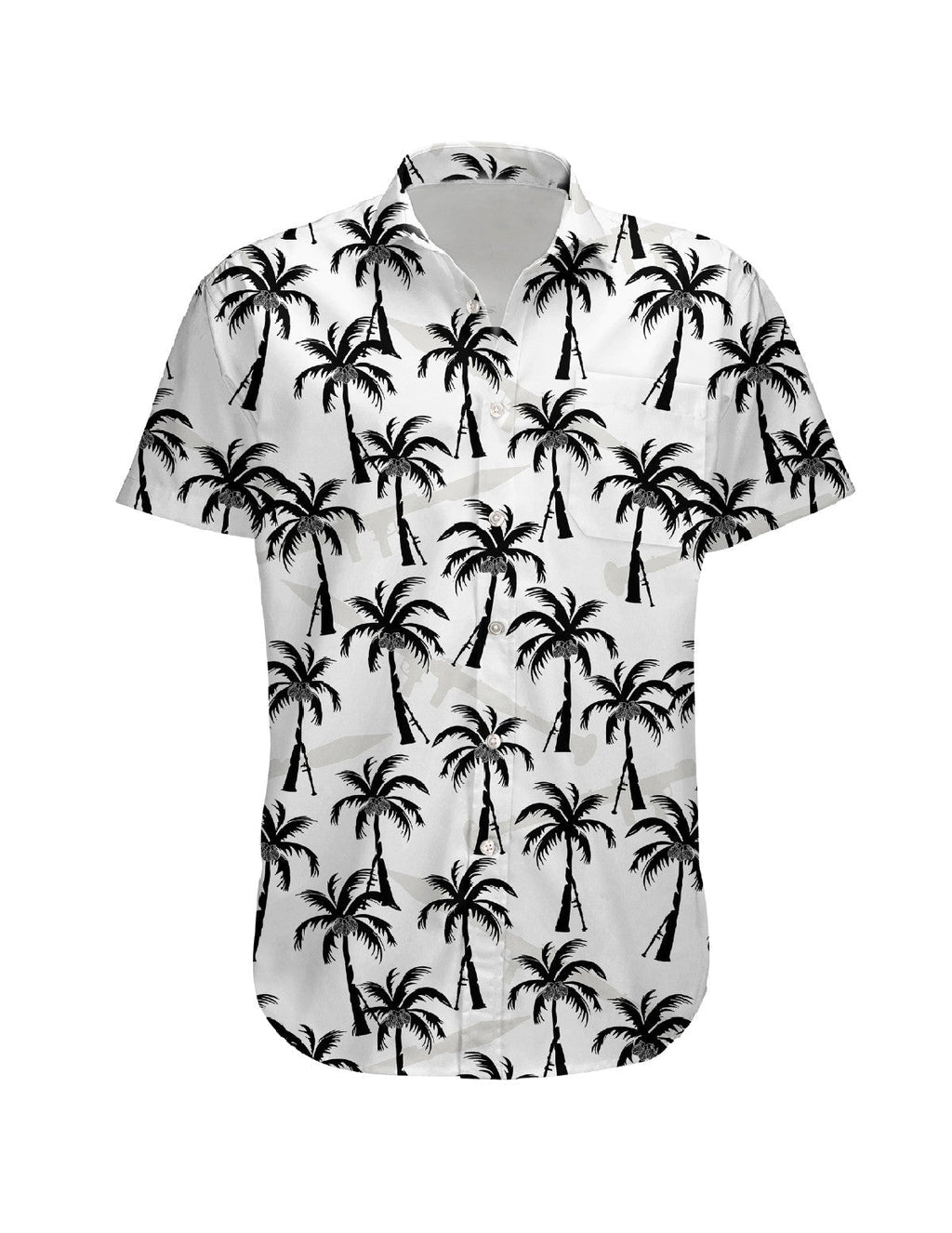 RPGs and Palm Trees Button-up