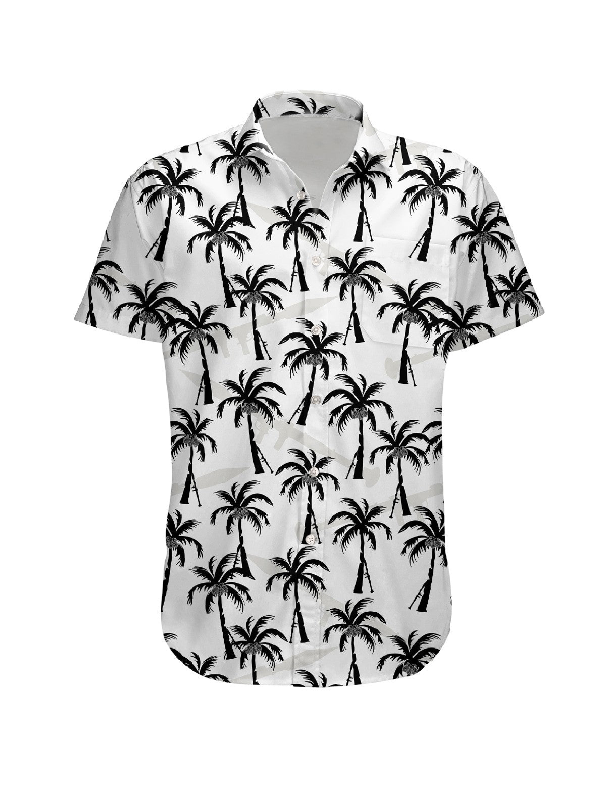 RPGs and Palm Trees Button-up