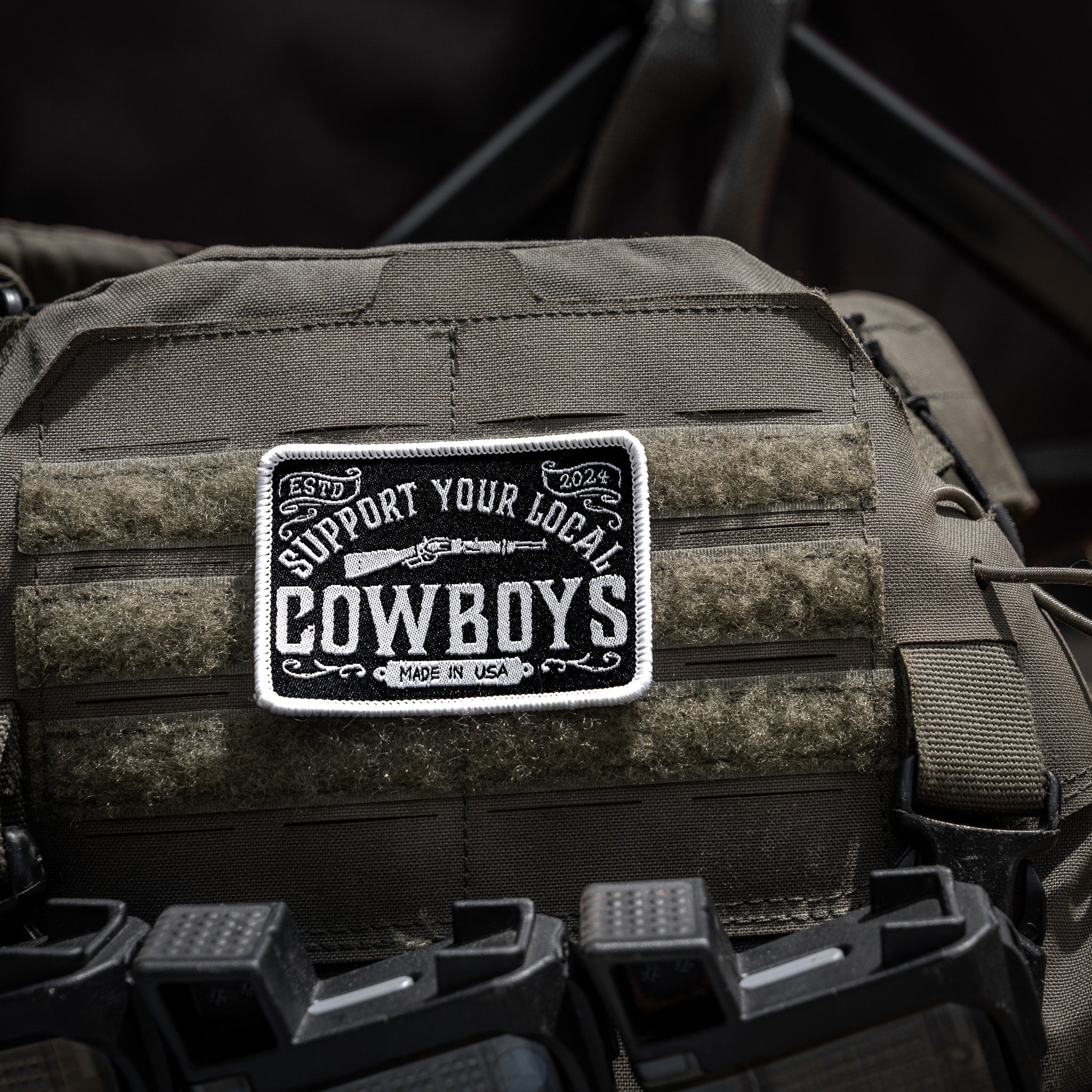 Support Your Local Cowboys Soft Velcro Patch