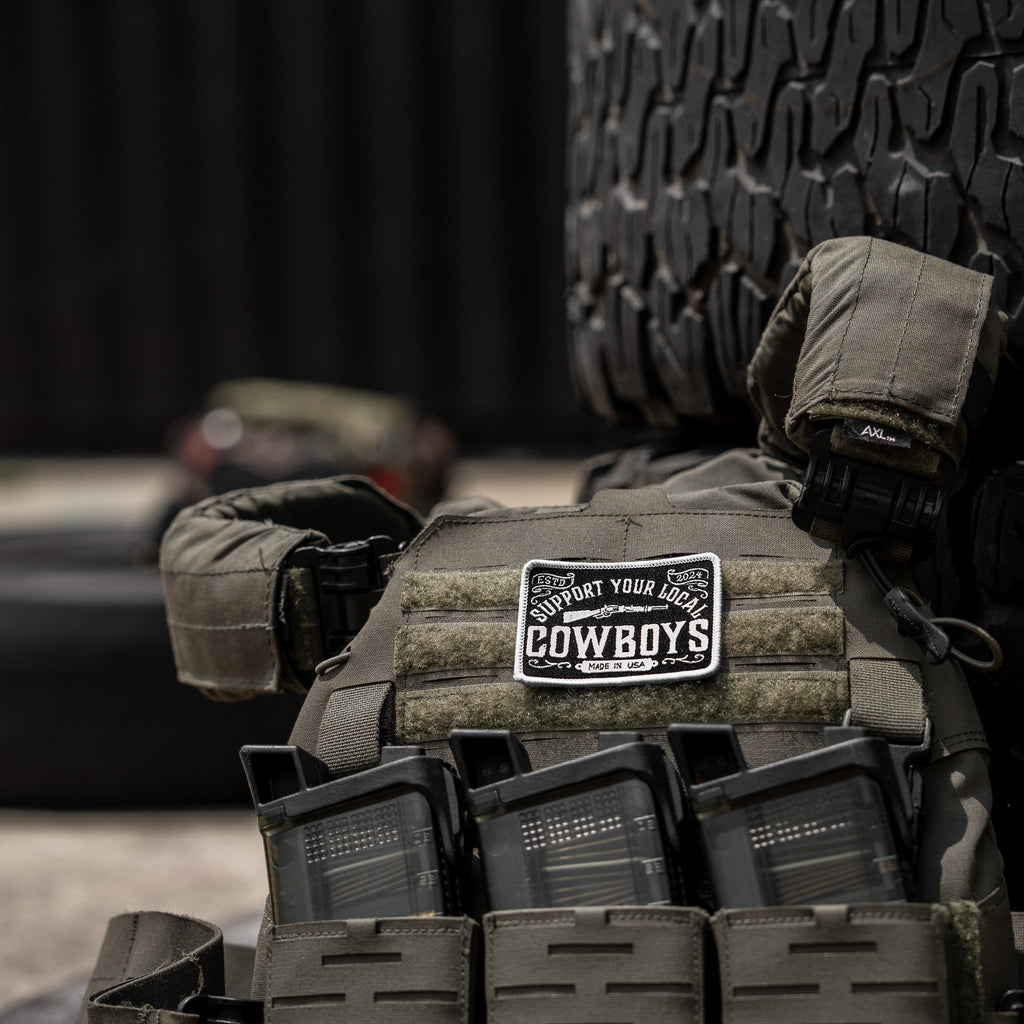 Support Your Local Cowboys Soft Velcro Patch