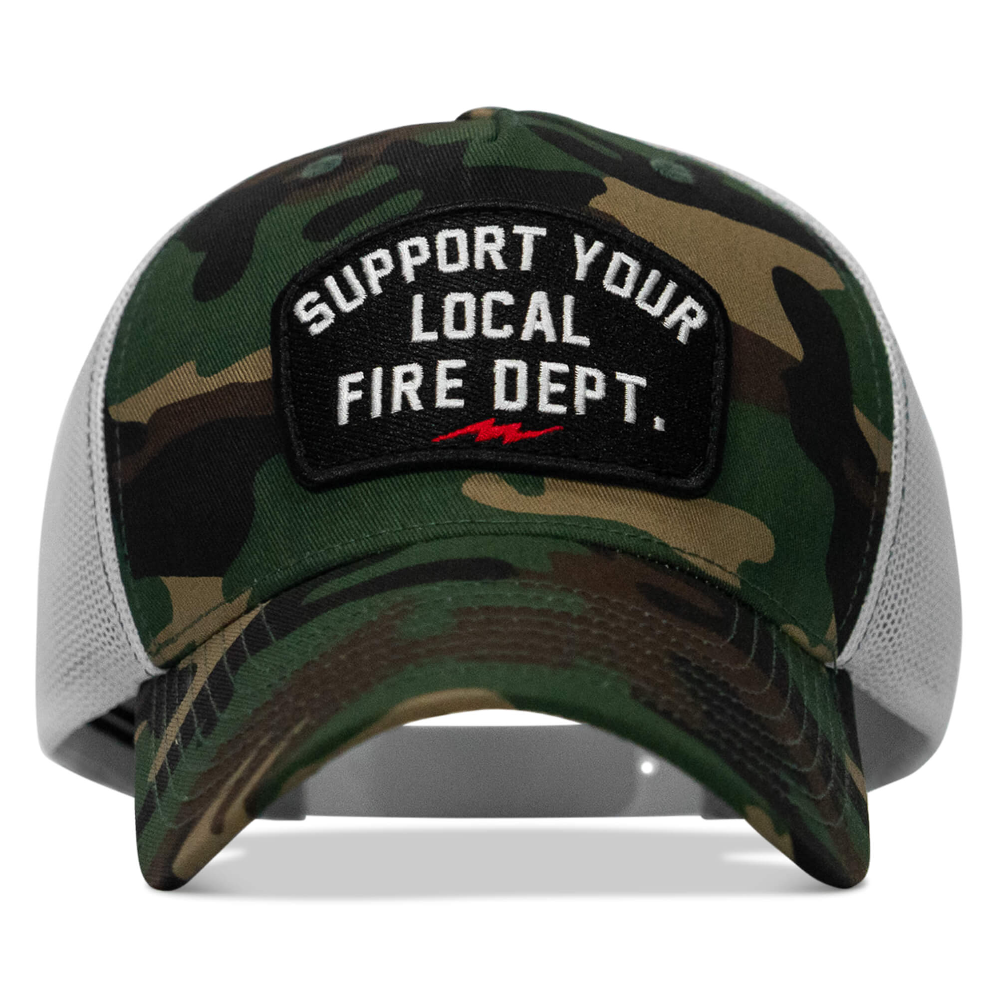 Support Your Local Fire Dept. Patch Snapback Hat