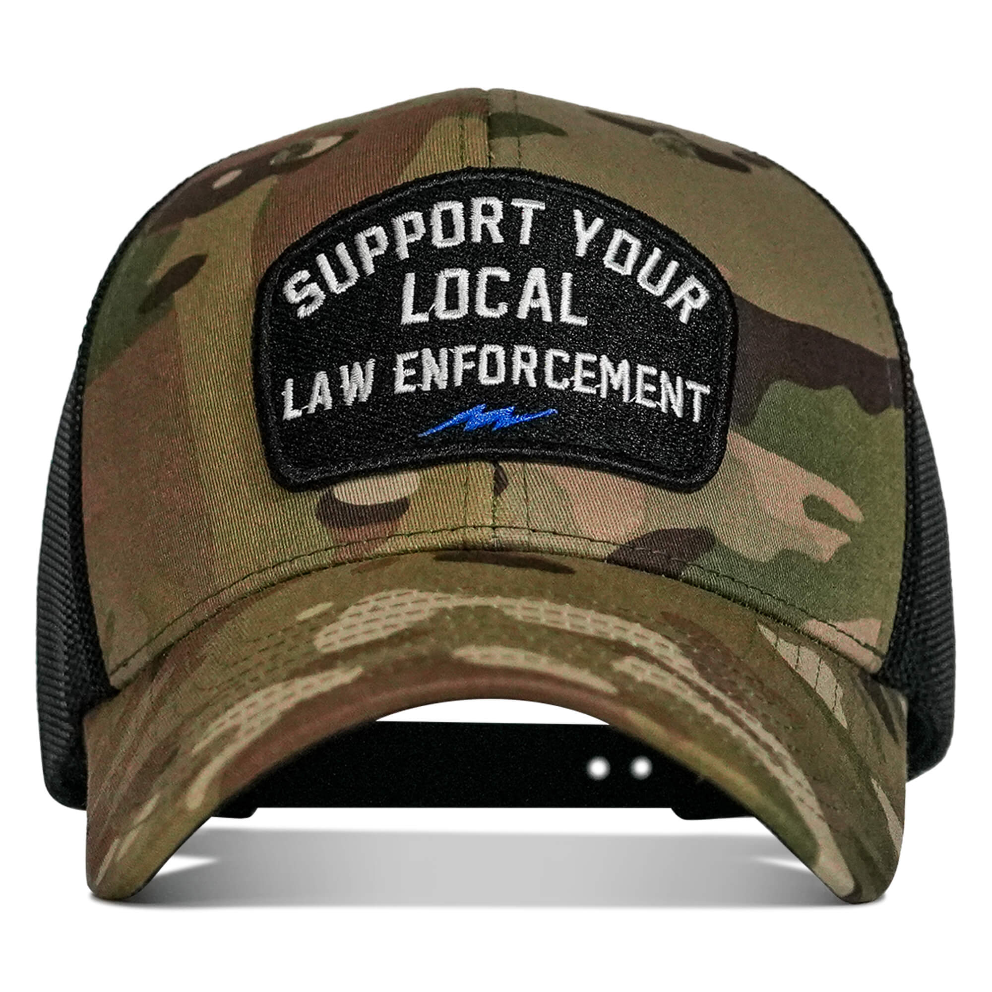 Support Your Local Law Enforcement Mid-Profile Snapback Hat