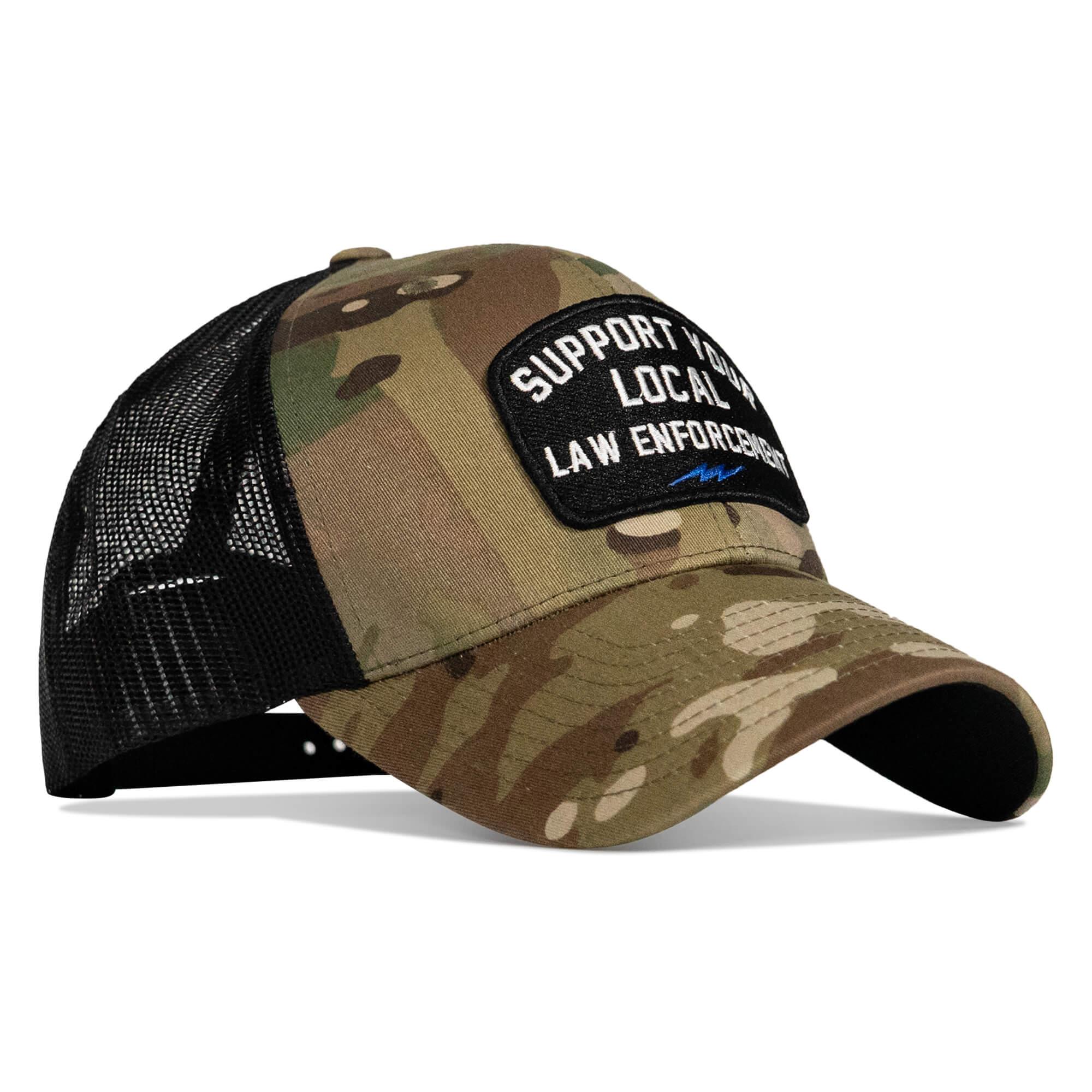 Support Your Local Law Enforcement Mid-Profile Snapback Hat