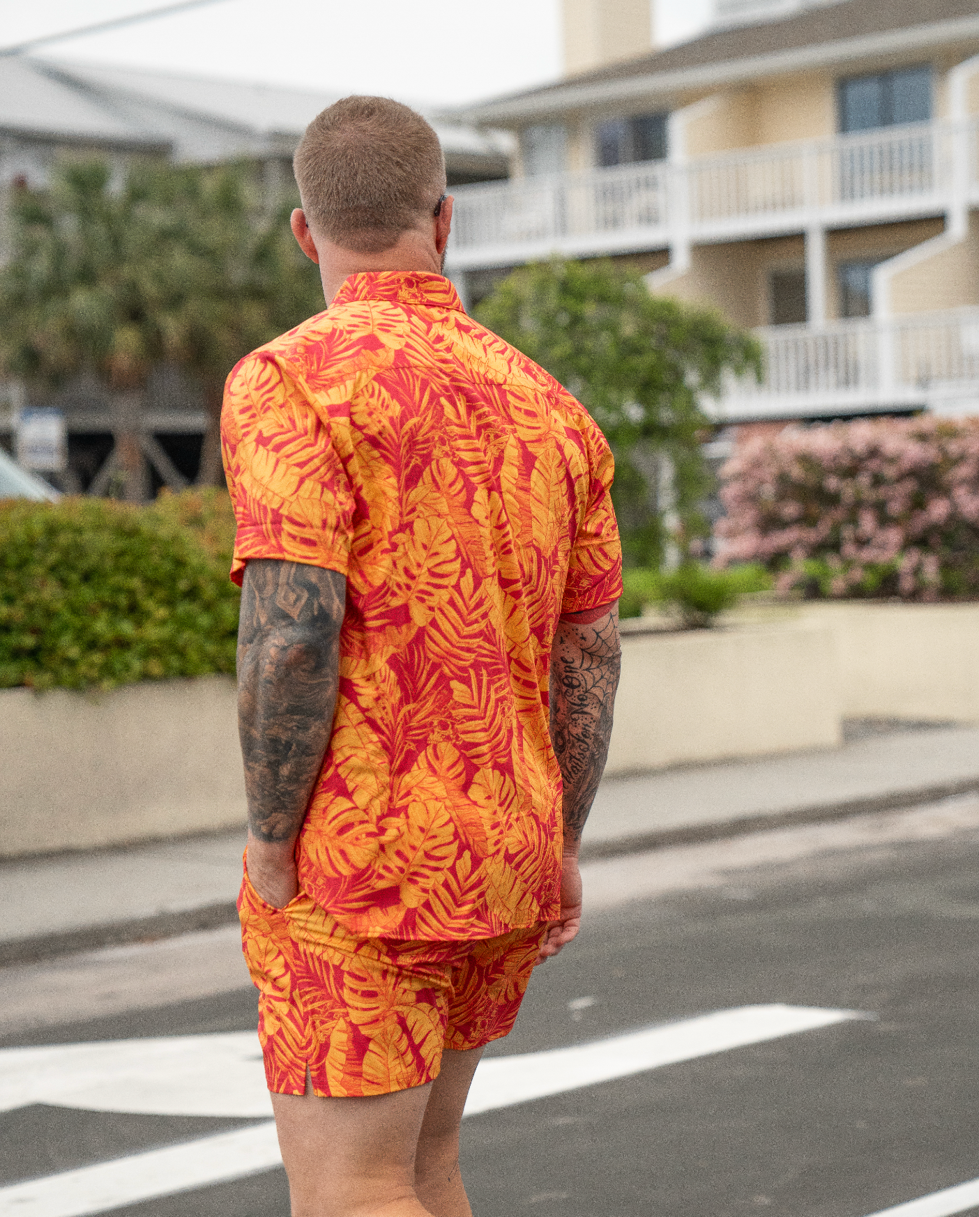 Tropical Inferno Button-up