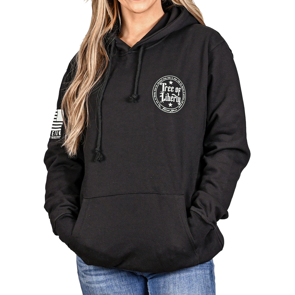 Women's Heavyweight Oversized Tree of Liberty Patriotic Hoodie