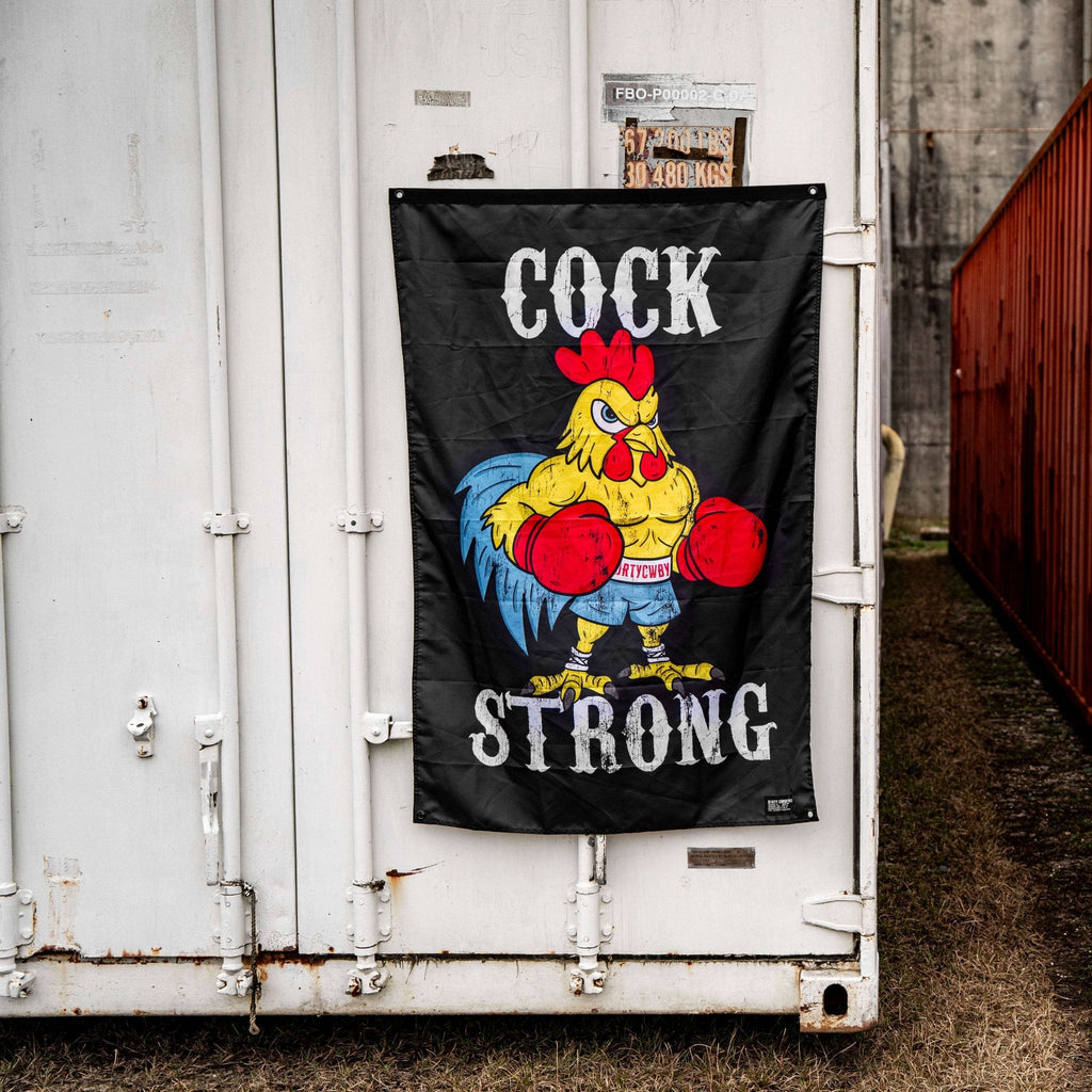 Cock Strong Boxing Chicken 3' X 5' Flag