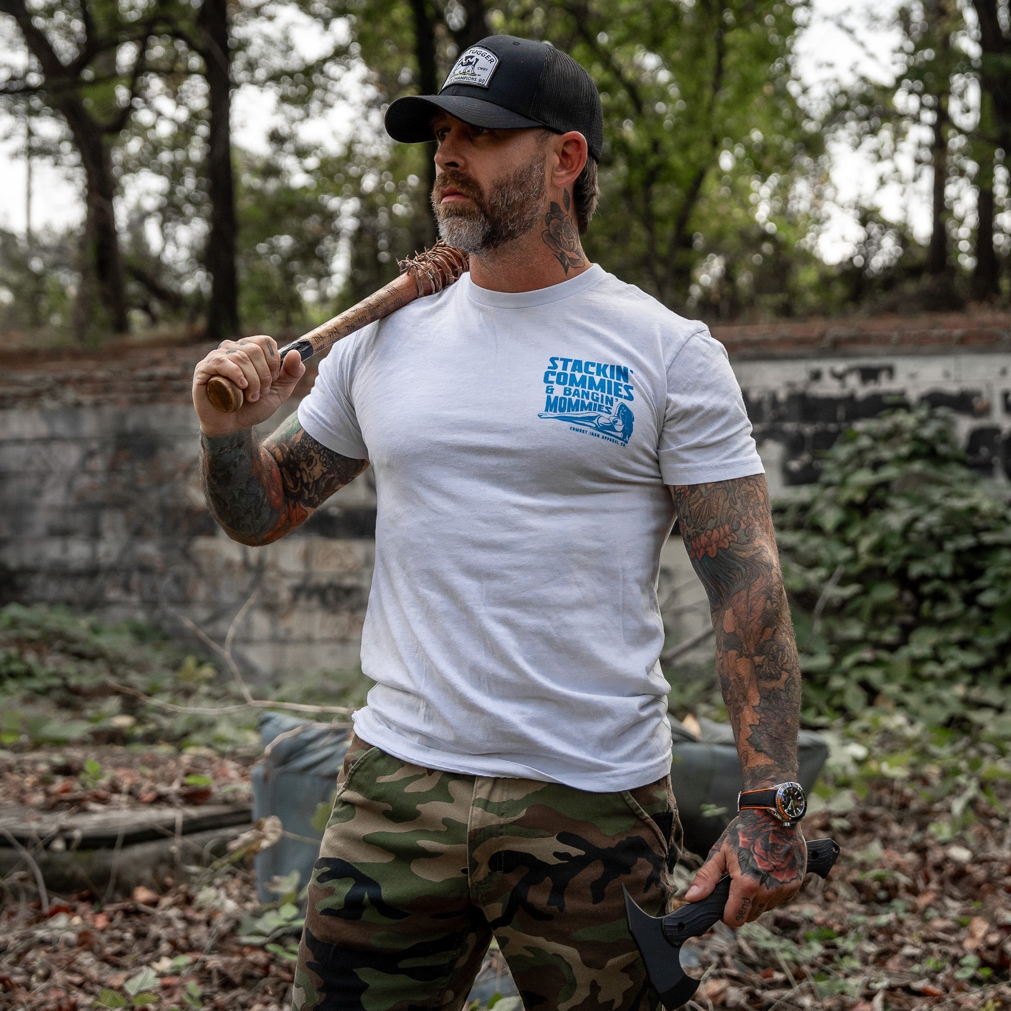 Stackin' Commies & Bangin' Mommies Men's T-Shirt