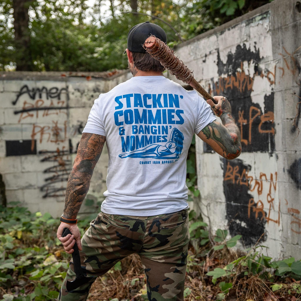 Stackin' Commies & Bangin' Mommies Men's T-Shirt