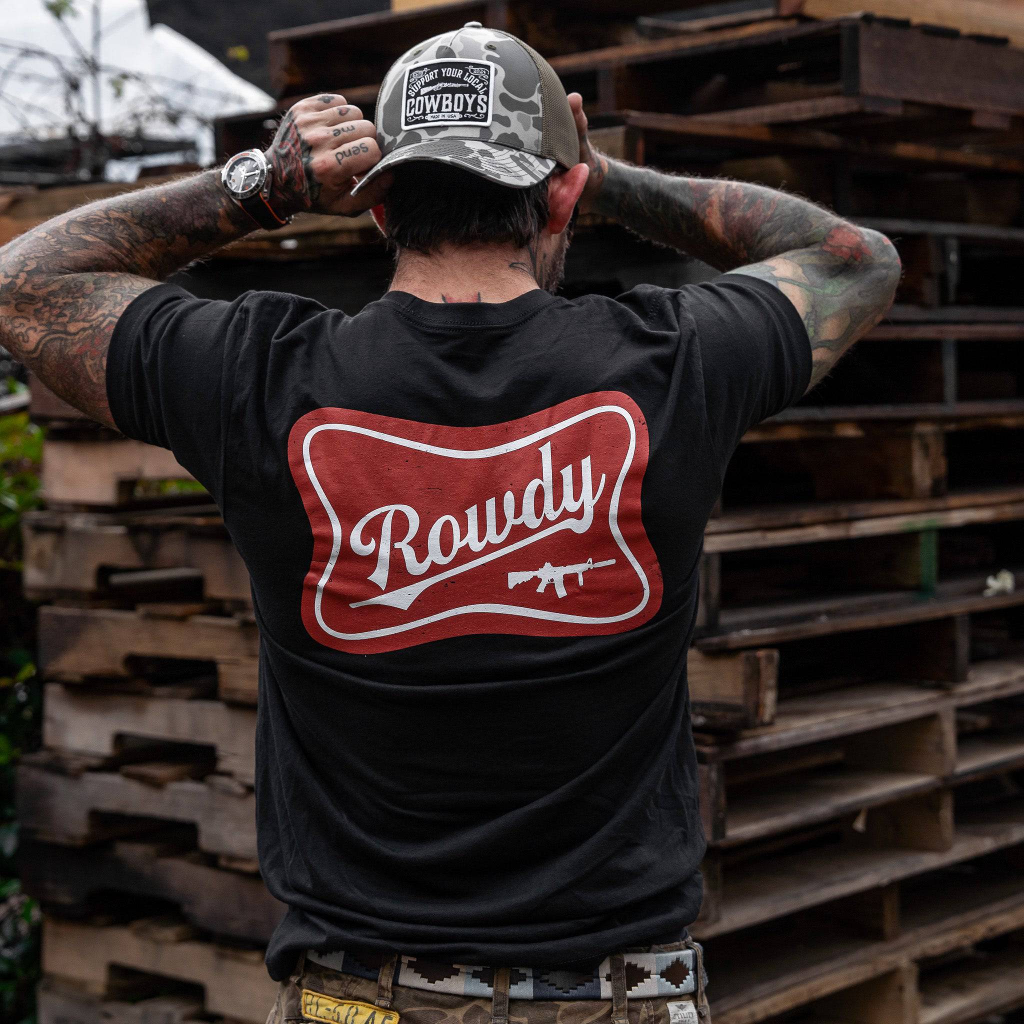 Rowdy Beer Logo Men's T-Shirt