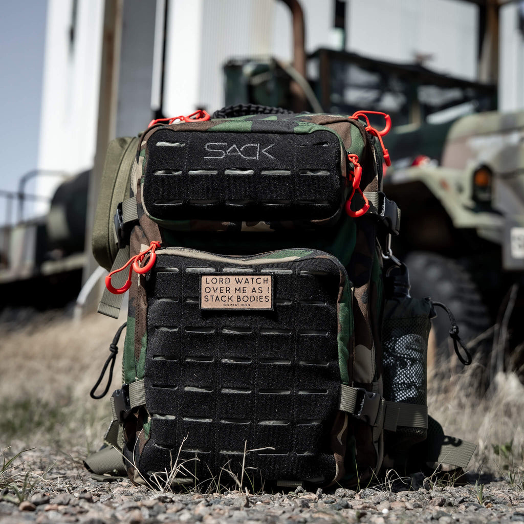 Lord Watch Over Me As I Stack Bodies Soft Velcro Patch