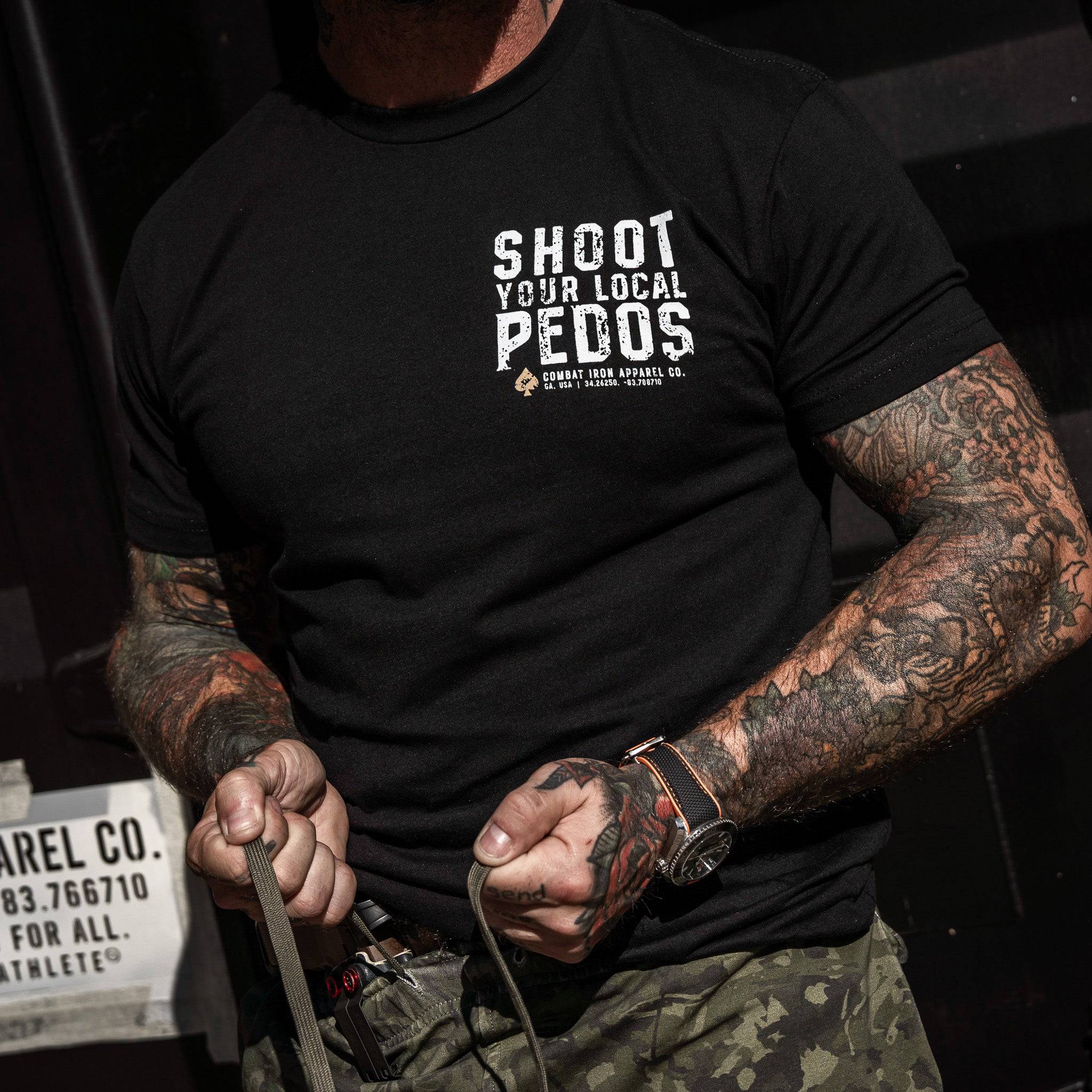 Shoot Your Local Pedos Men's T-Shirt