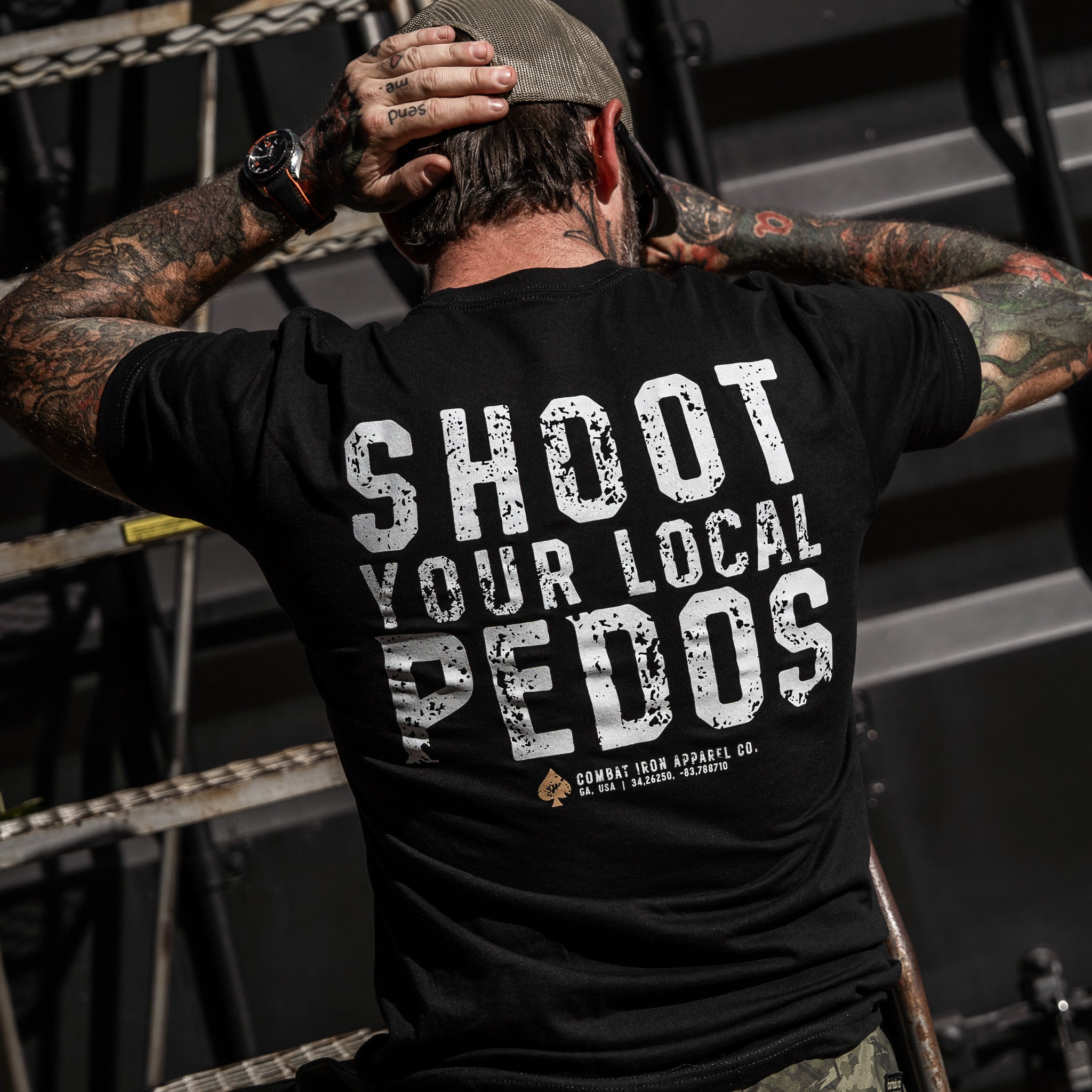 Shoot Your Local Pedos Men's T-Shirt