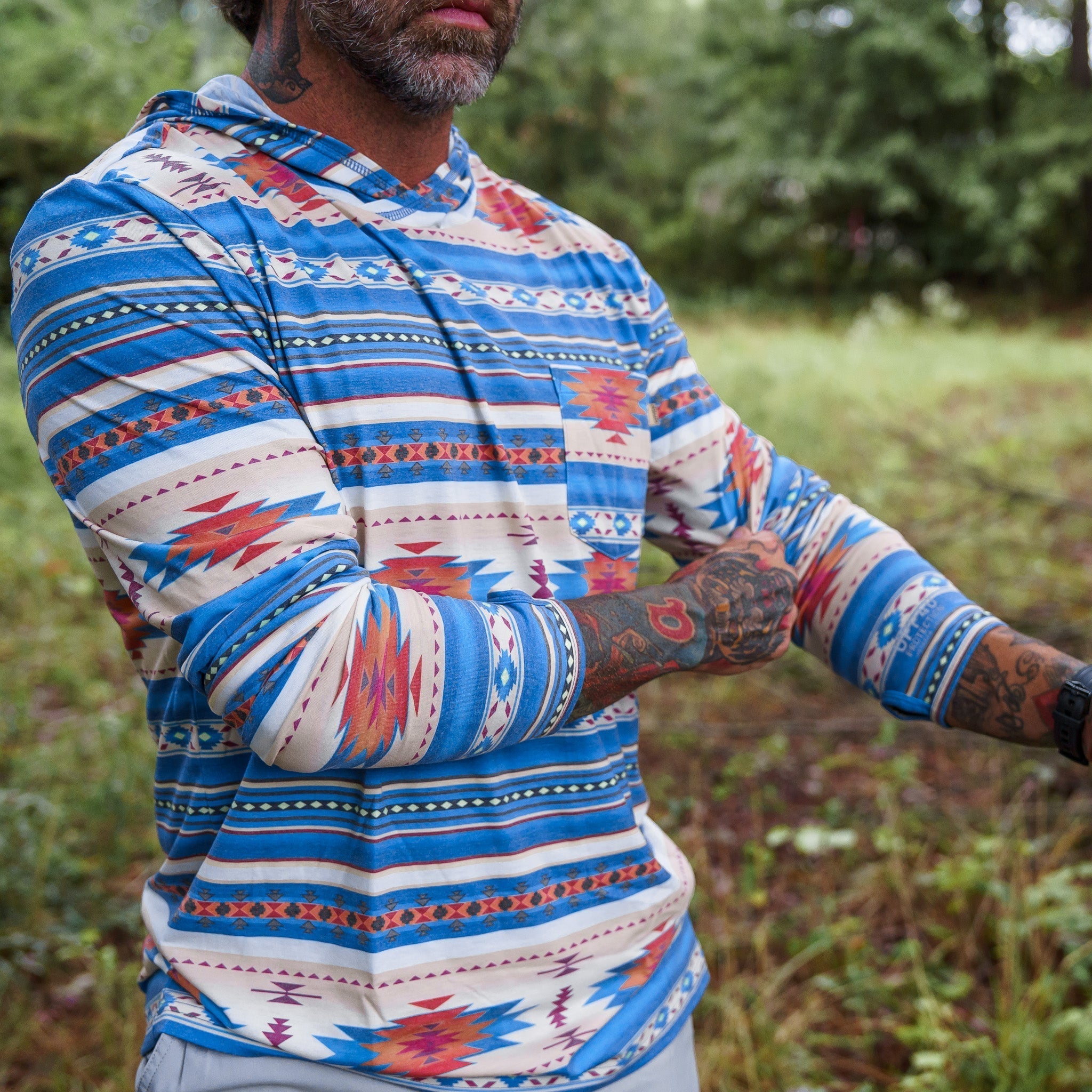 Men's Outdoors Long Sleeve Performance Hoodie