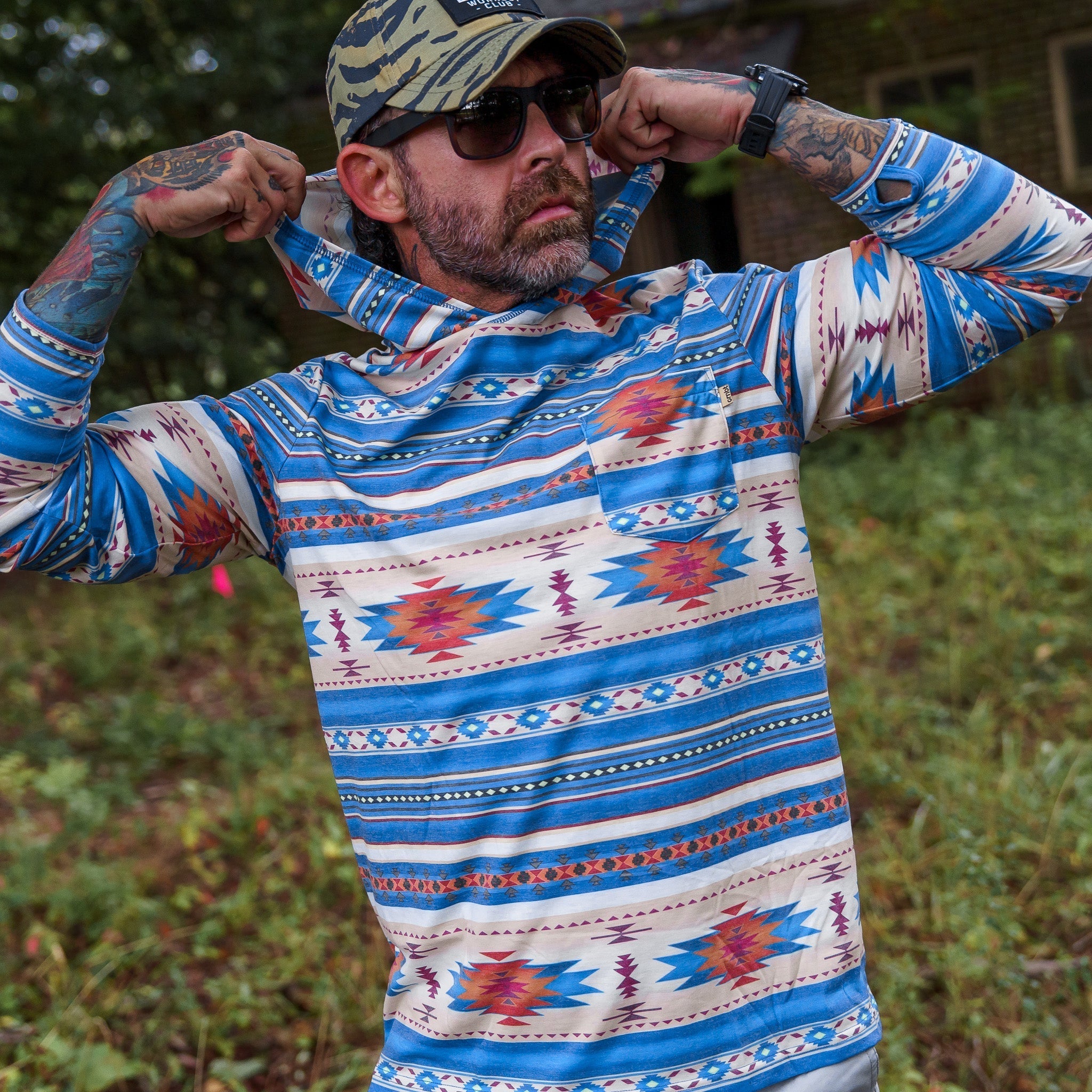 Men's Outdoors Long Sleeve Performance Hoodie