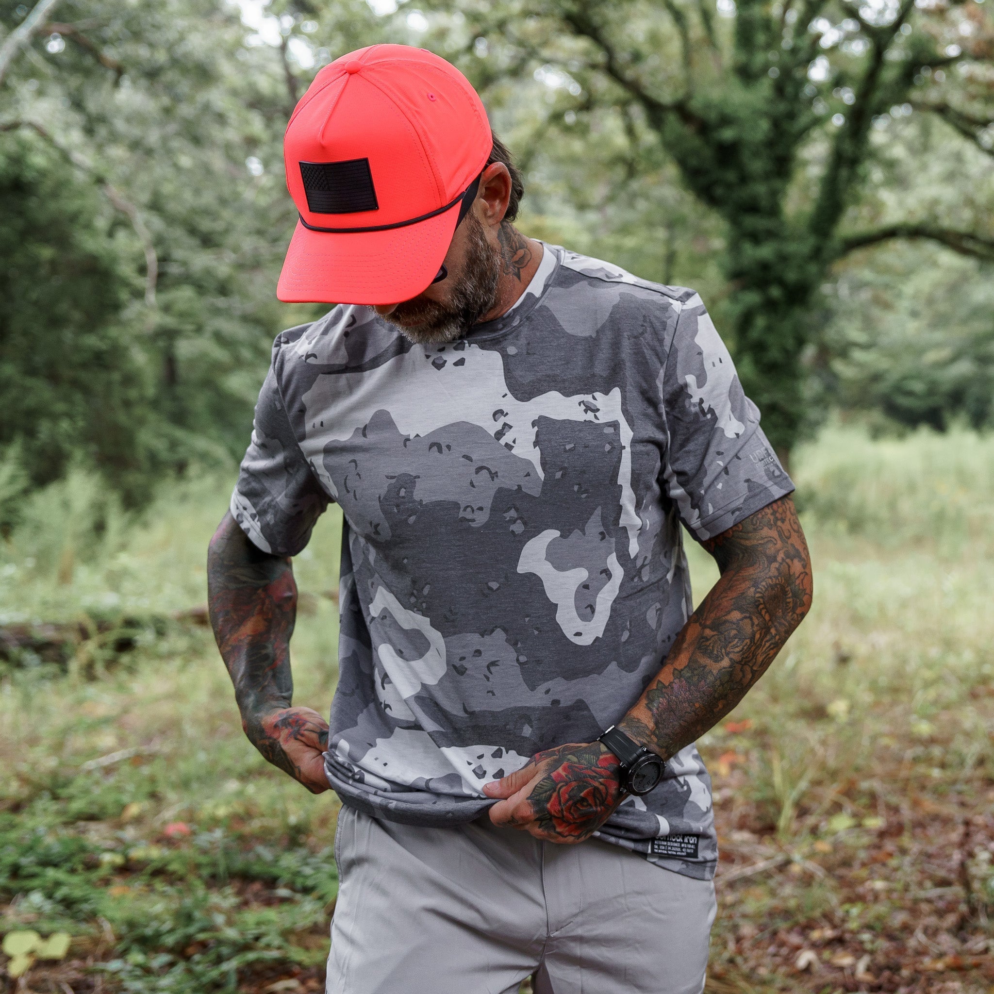 USA Flag Patch Weekender Style Performance Snapback Hat