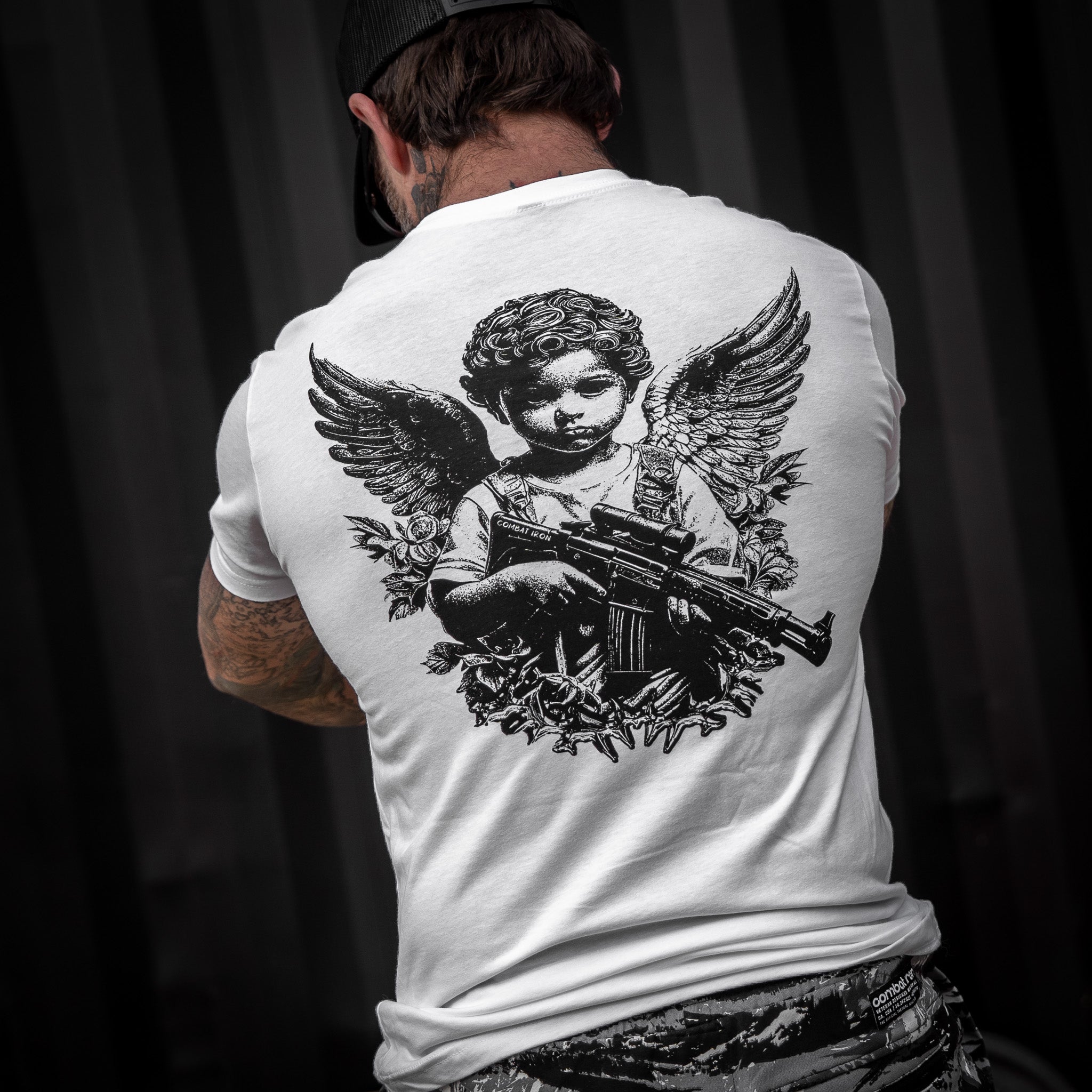 The Armed Guardian Angel Men's T-Shirt