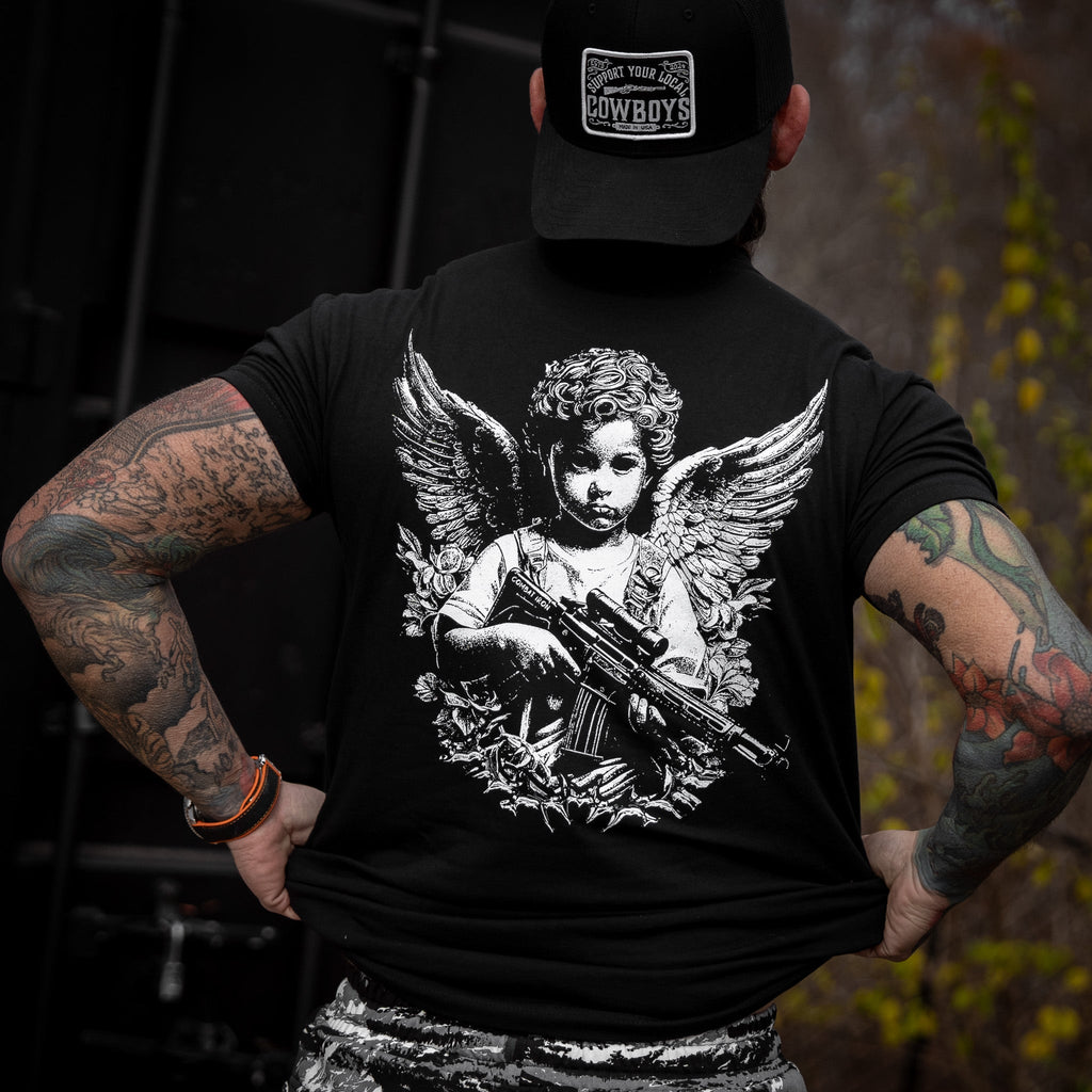 The Armed Guardian Angel Men's T-Shirt