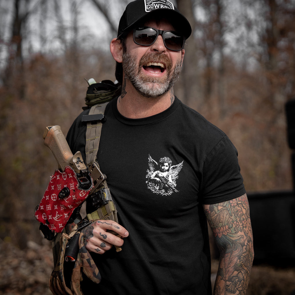 The Armed Guardian Angel Men's T-Shirt