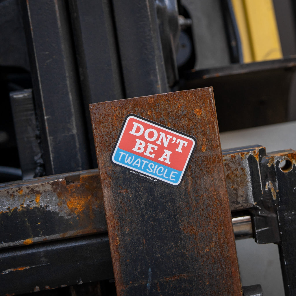 Don't Be A Twatsicle Decal