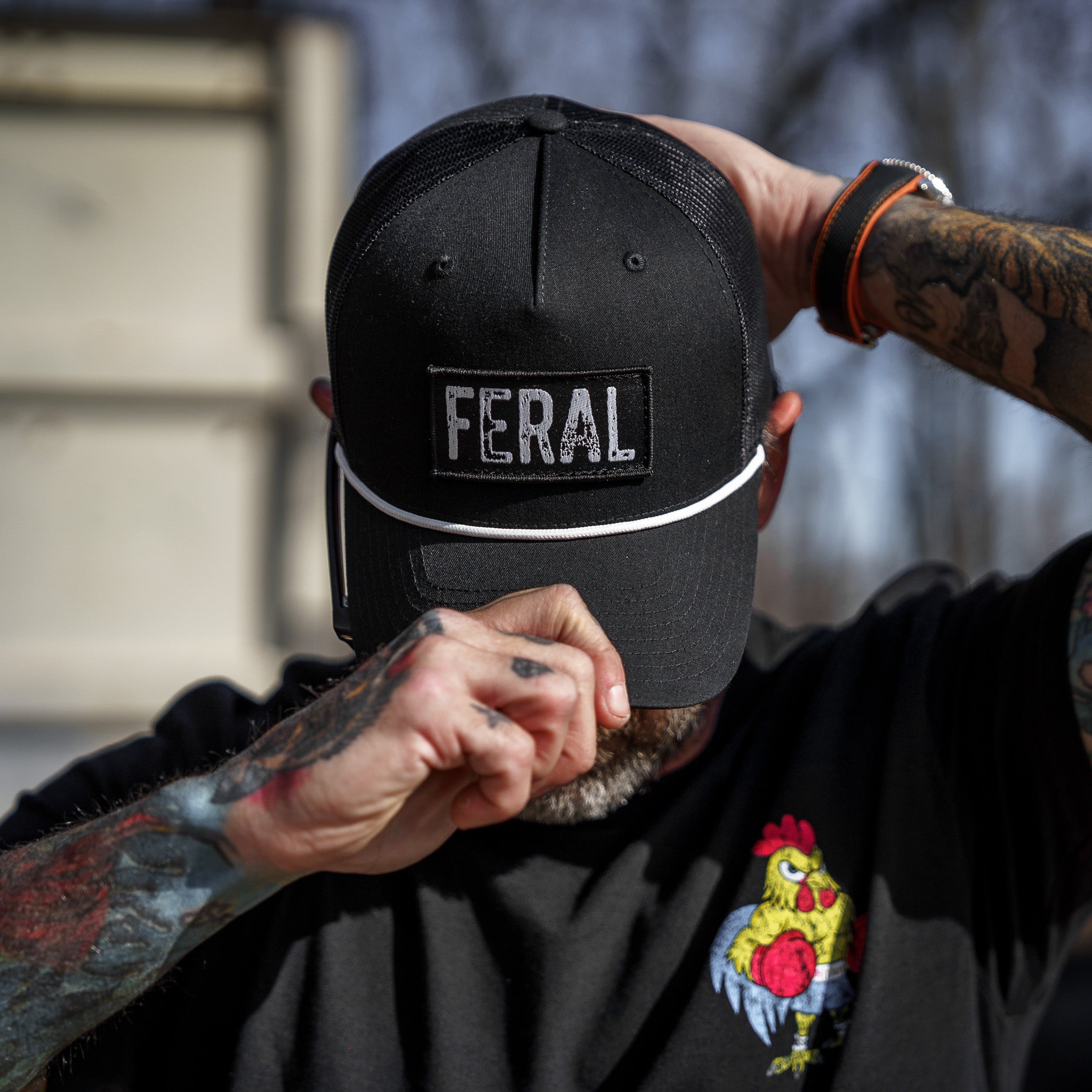 Feral Patch Rope Snapback Hat