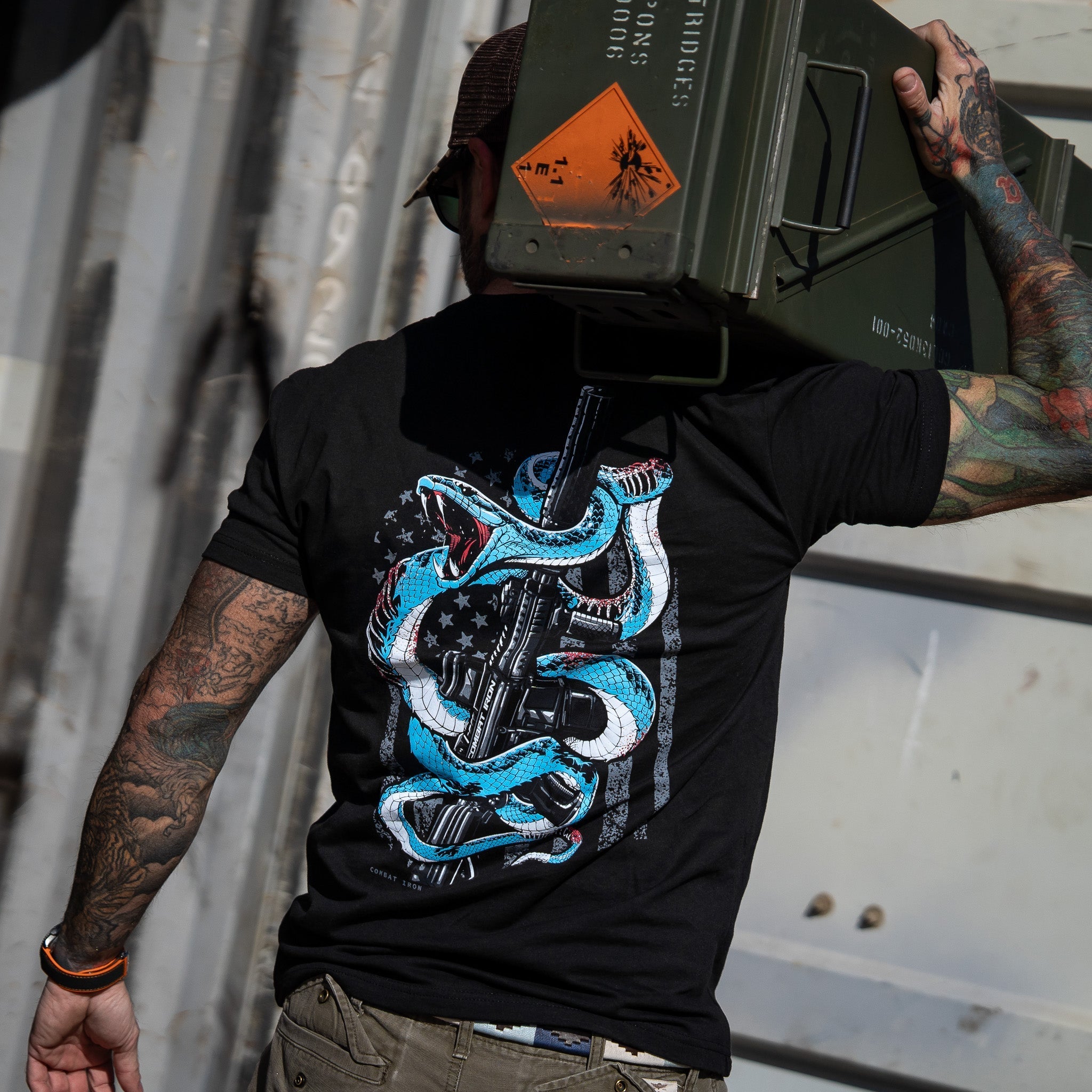 Subdued US Flag SBR Men's T-Shirt