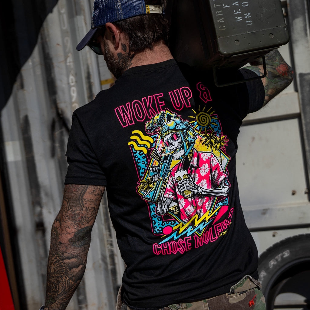 Woke Up & Chose Violence Men's T-Shirt