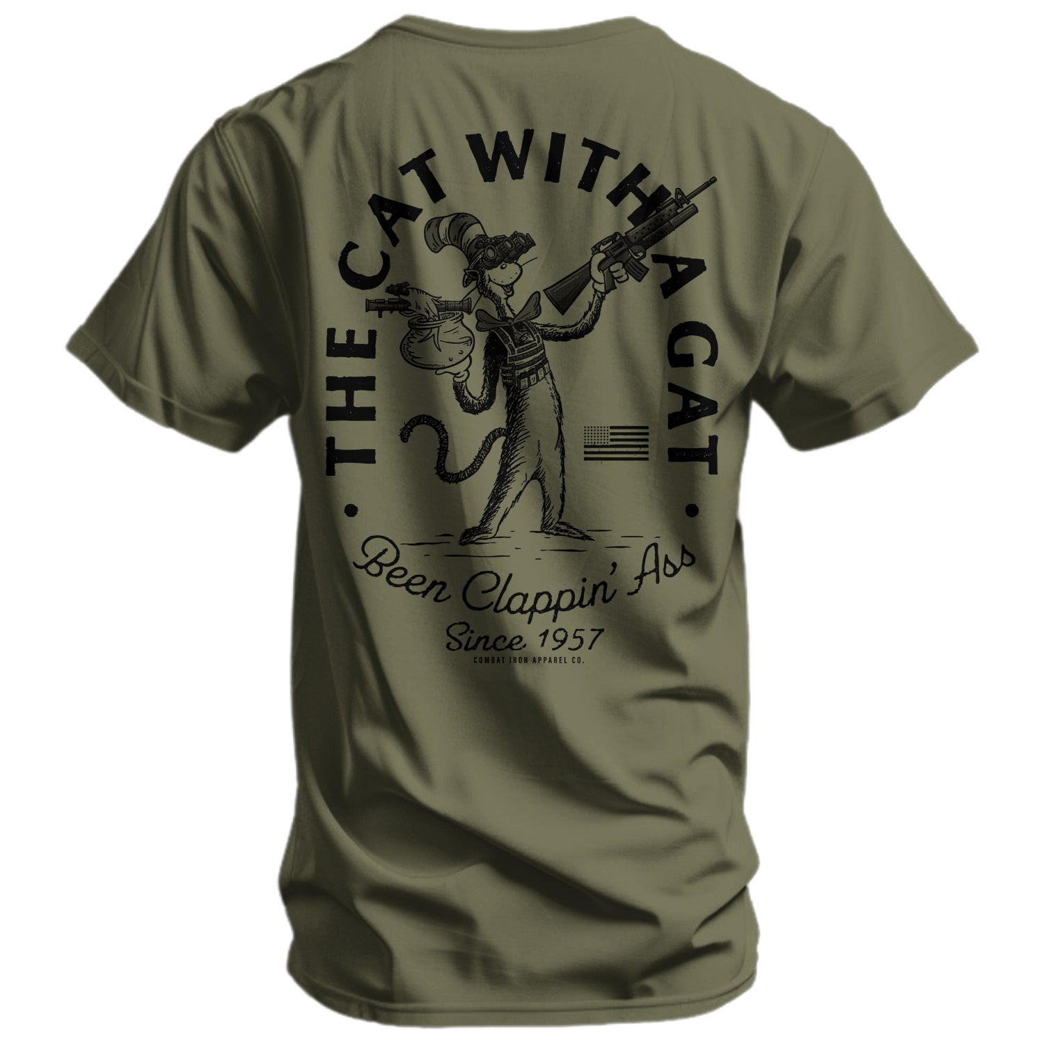 The Cat With A Gat Remix Men's T-Shirt