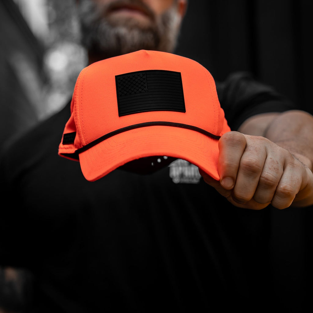 USA Flag Patch Weekender Style Performance Snapback Hat