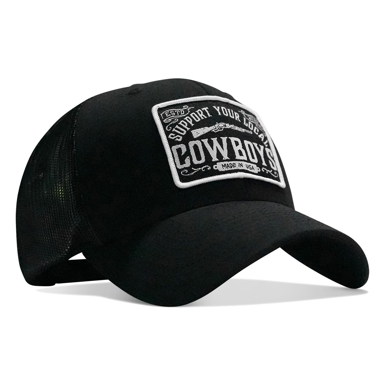 Support Your Local Cowboys Patch Snapback Hat