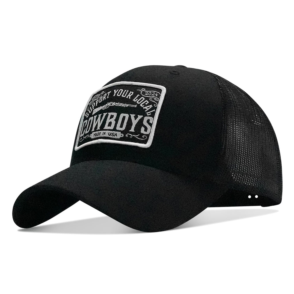 Support Your Local Cowboys Patch Snapback Hat