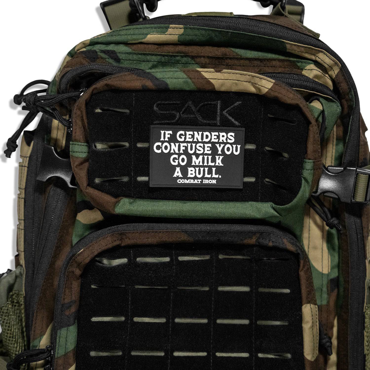 If Genders Confuse You, Go Milk a Bull  PVC Patch