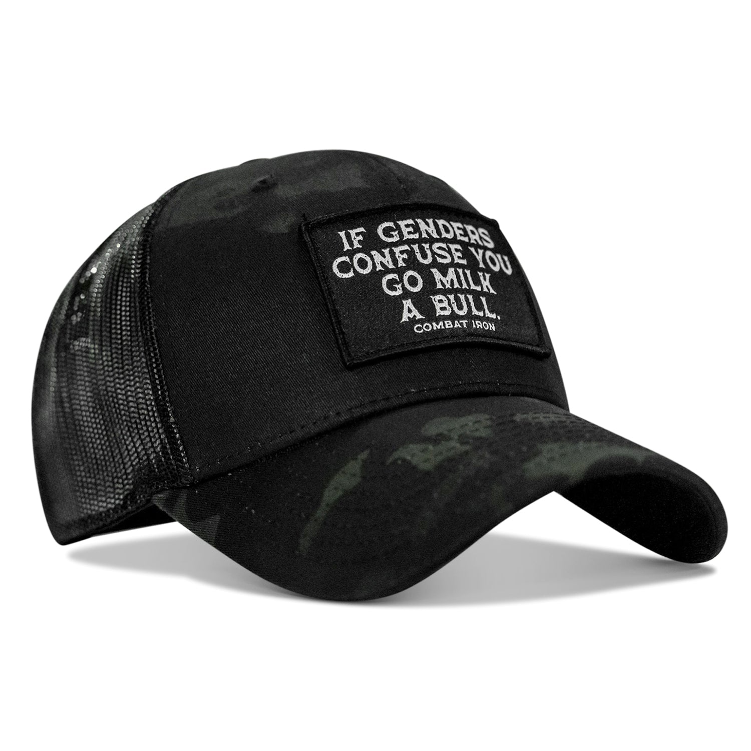 If Genders Confuse You, Go Milk A Bull Patch Snapback Hat