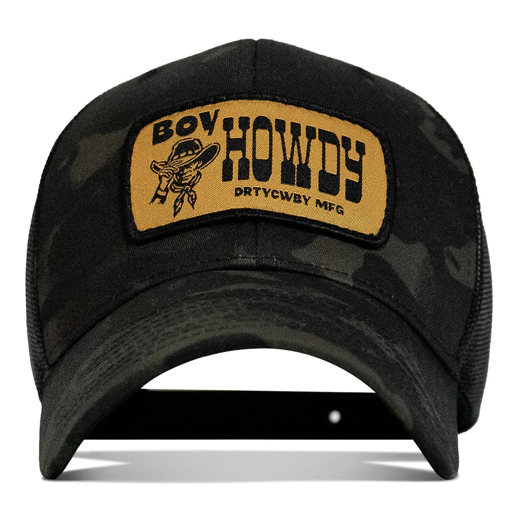 Boy Howdy Western Patch Snapback Hat