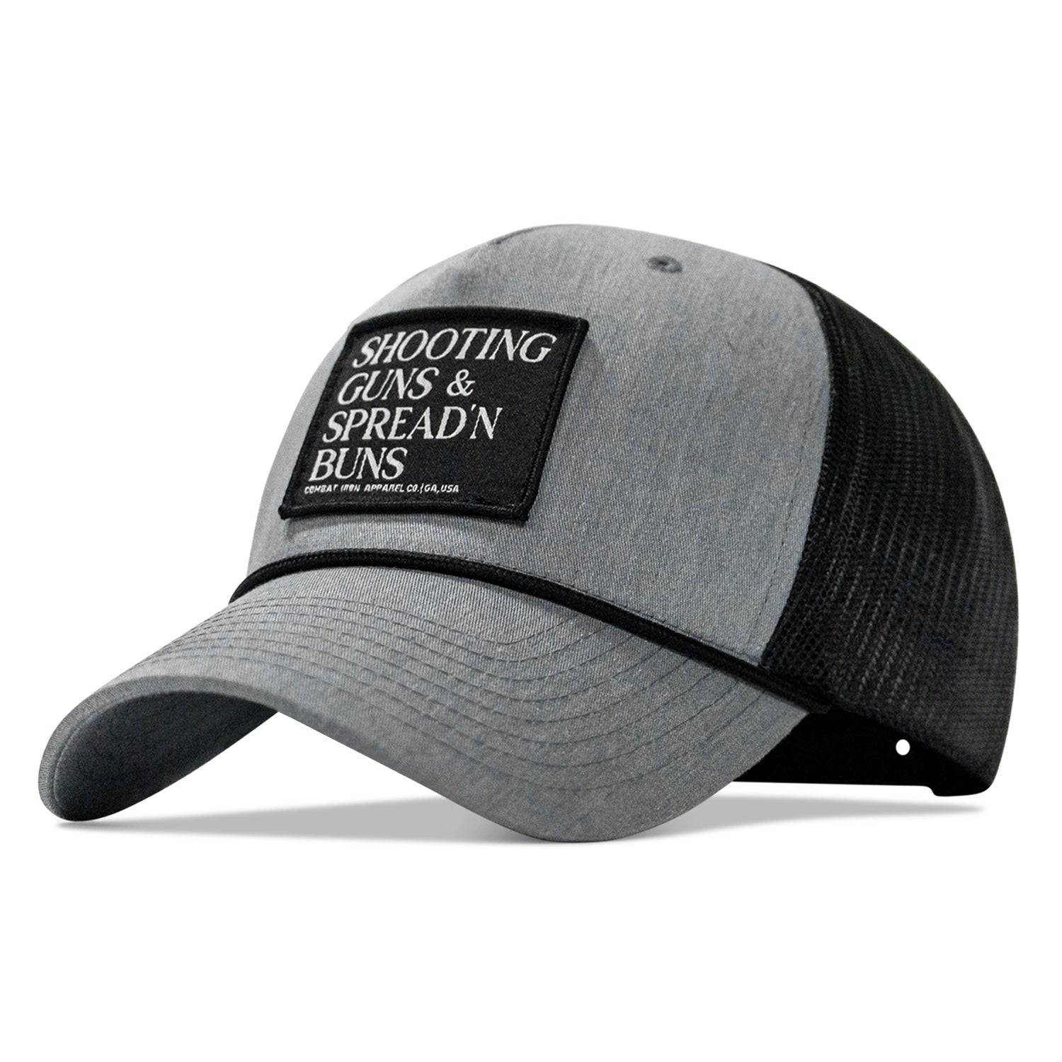 Shooting Guns & Spread'n Buns Patch Rope Snapback Hat